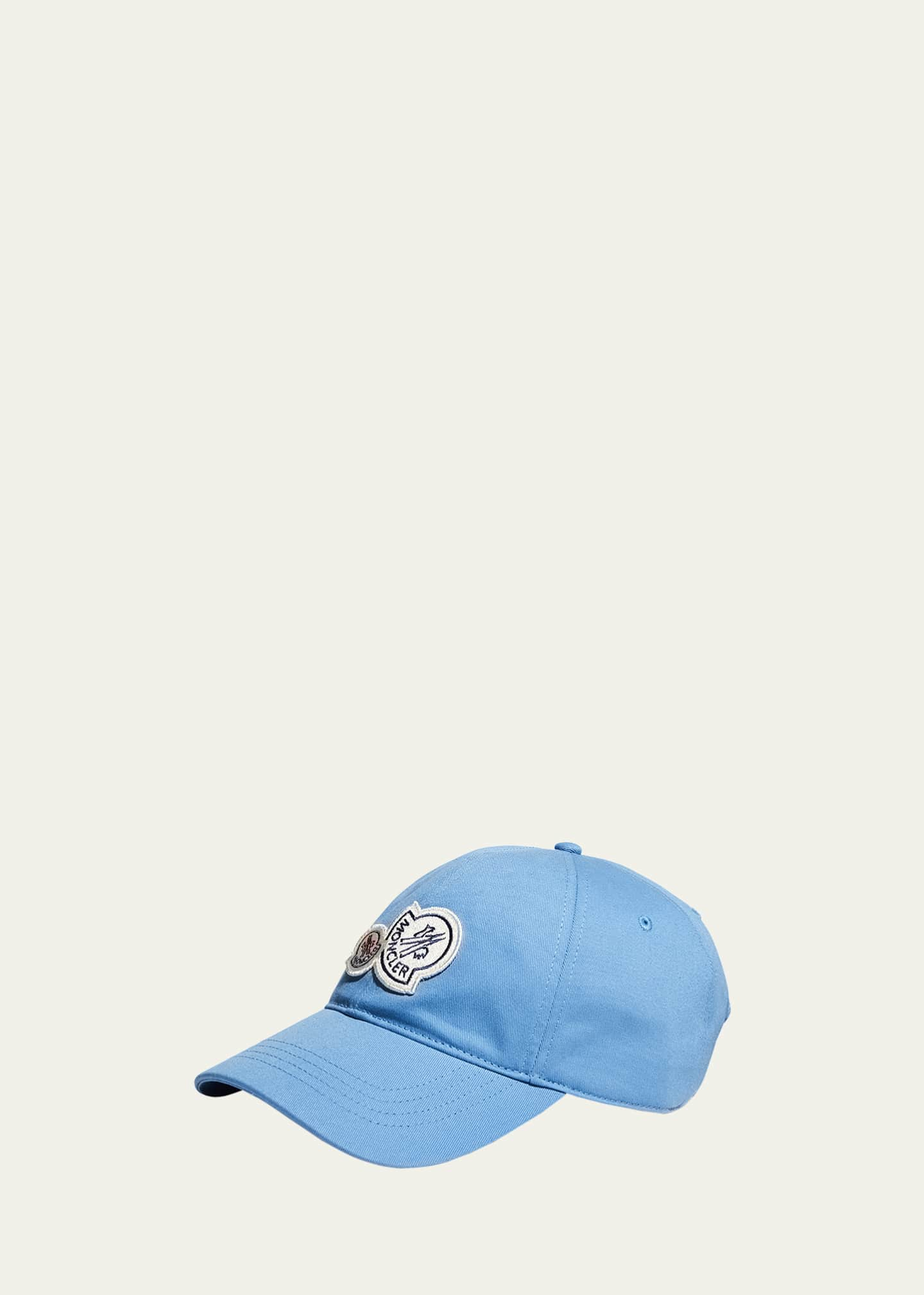 Moncler Men's Double Logo-Patch Baseball Cap - Bergdorf Goodman