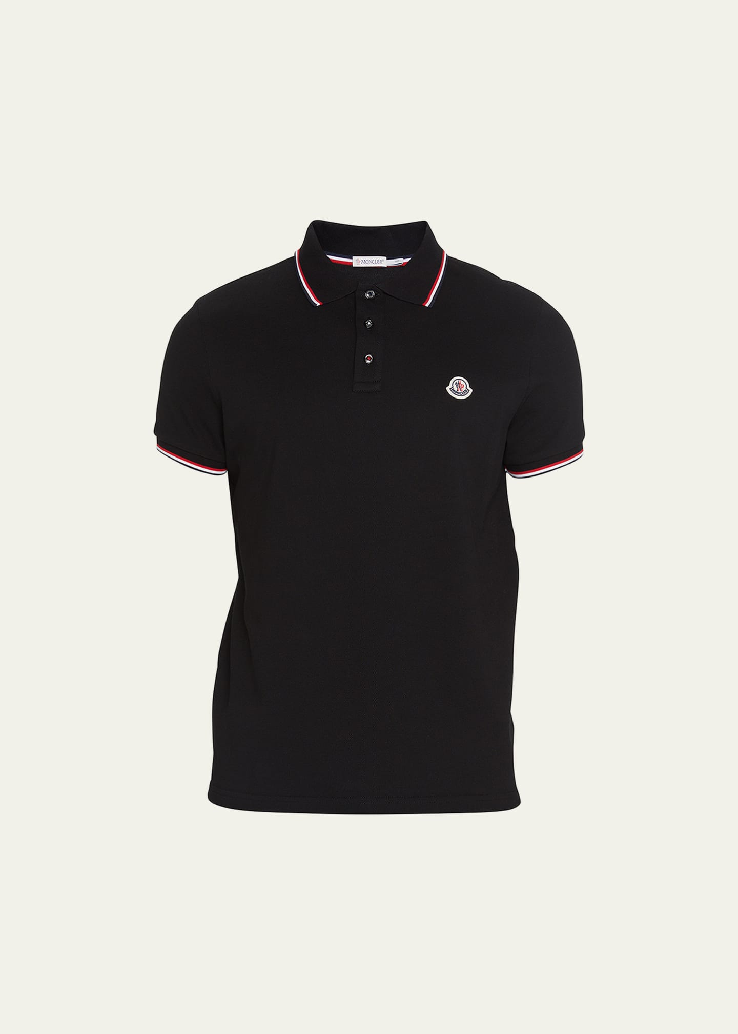 Moncler Men's Tipped Polo Shirt Bergdorf Goodman