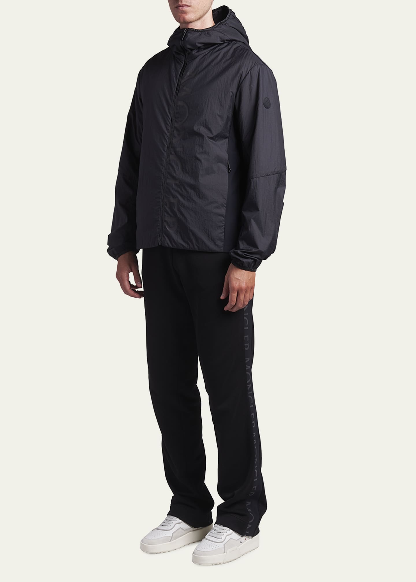 Moncler Men's Ichiro Wind-Resistant Hooded Jacket - Bergdorf Goodman