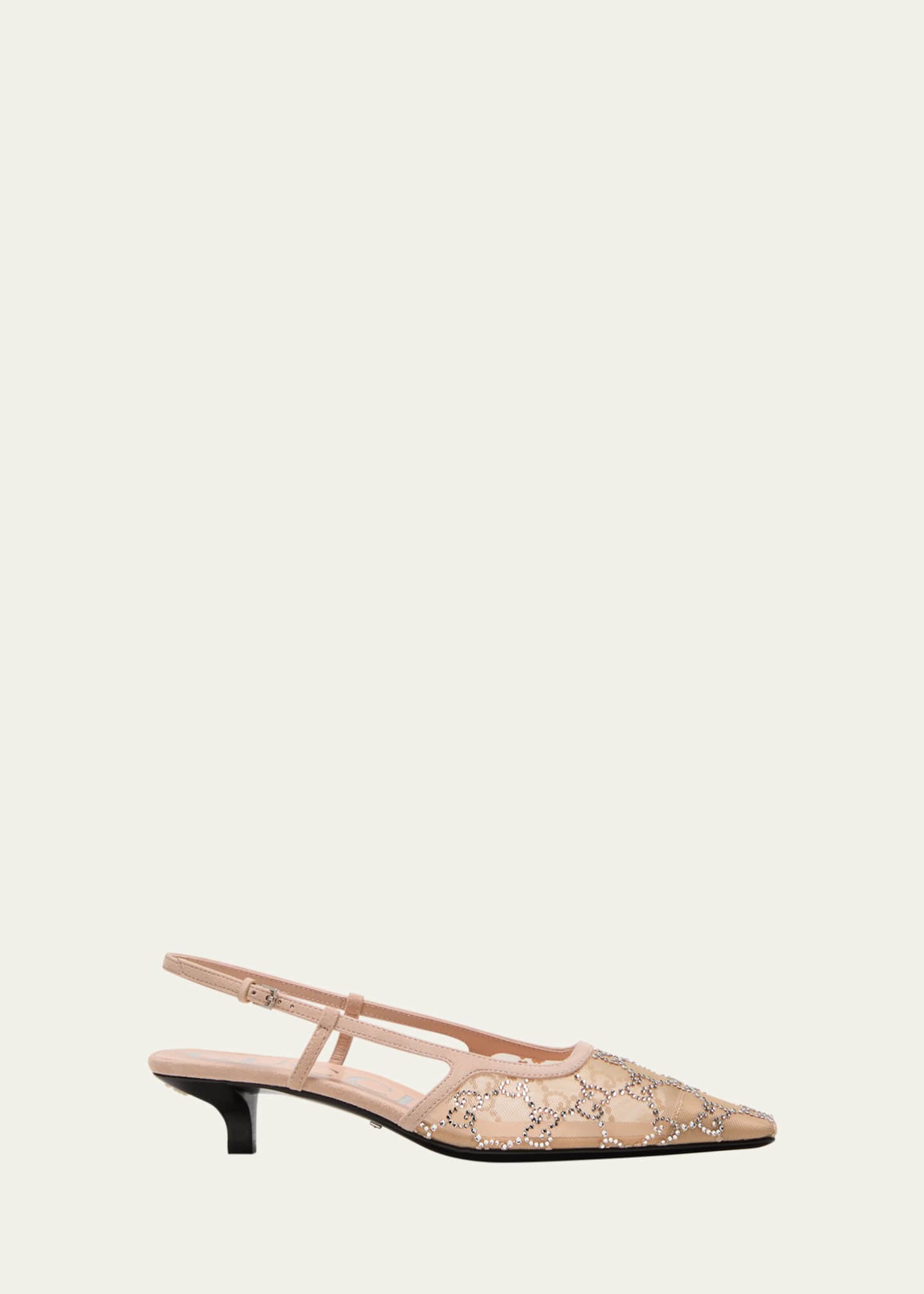 Crystal kitten heels outlet