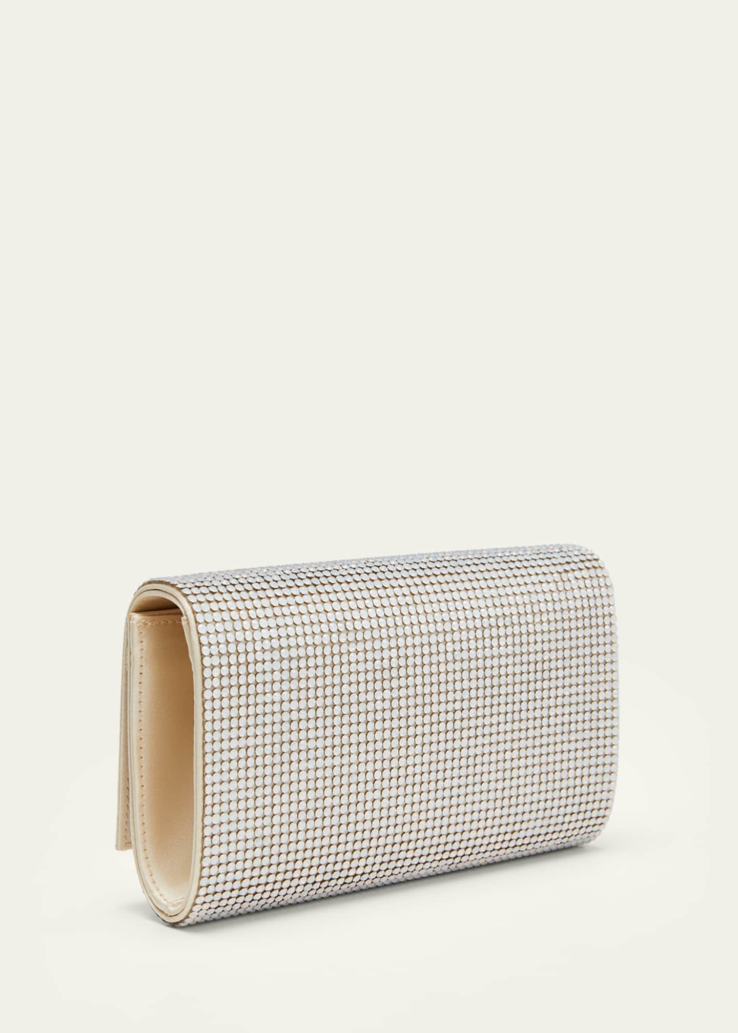 Judith Leiber Couture Fizzy Crystal Flap Clutch Bag Image 3 of 5