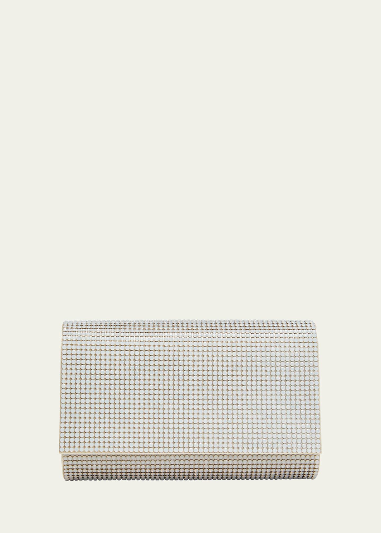Judith Leiber Couture Fizzy Crystal Flap Clutch Bag Image 1 of 5