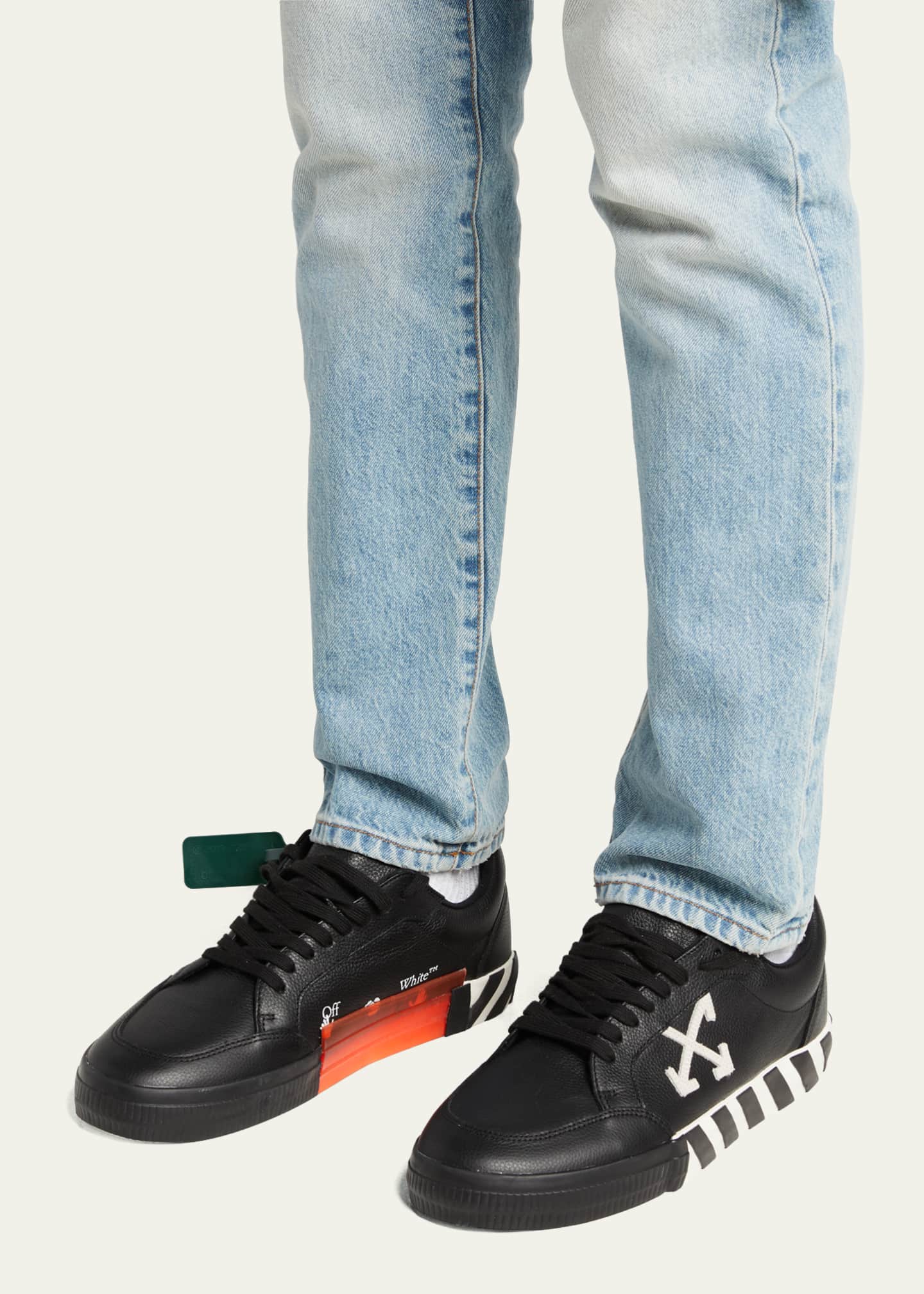 OffWhite Men's Canvas LowTop Vulcanized Diagonal Sneakers Bergdorf