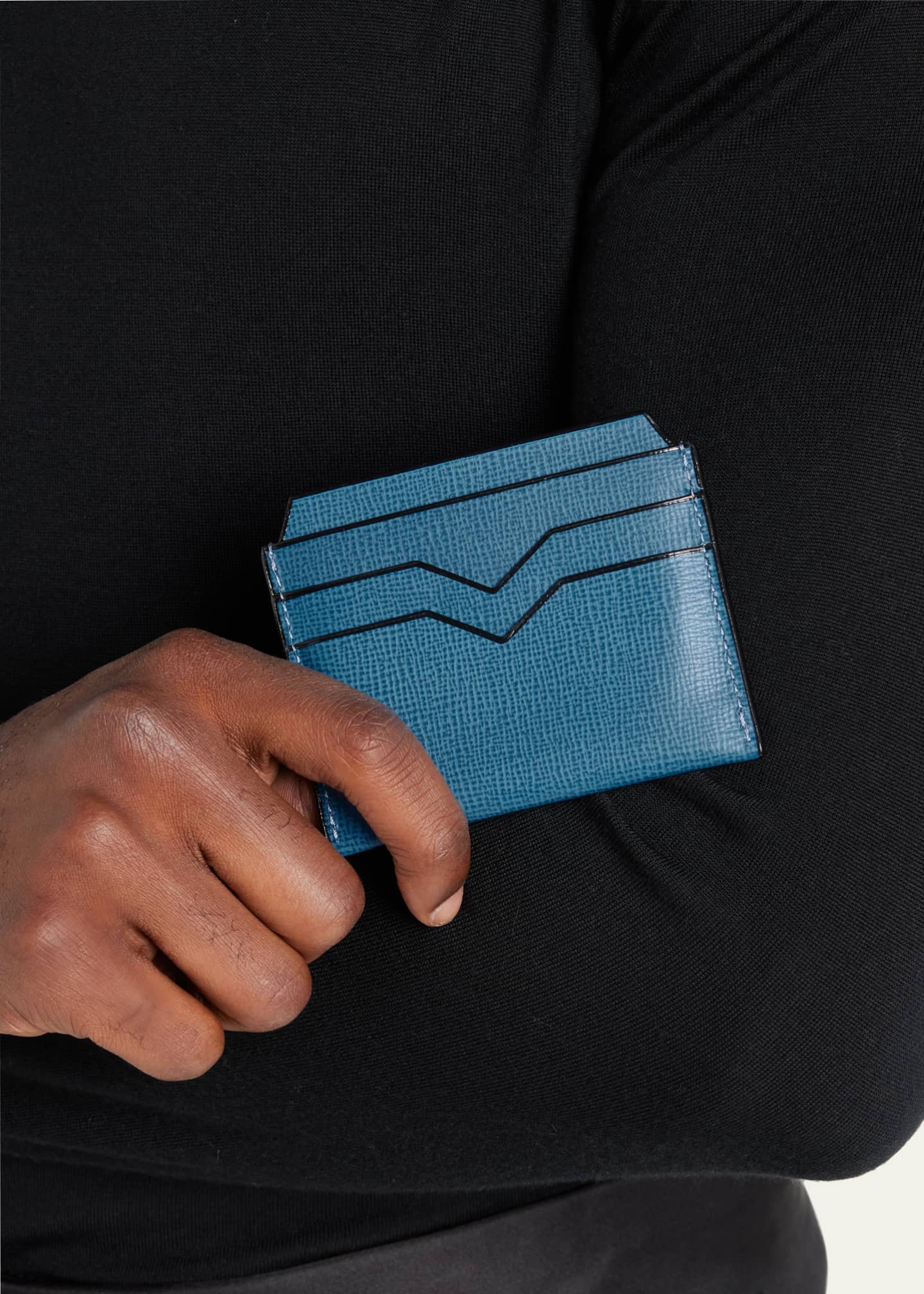 Valextra Men's 4 Card Holder Image 2 of 4