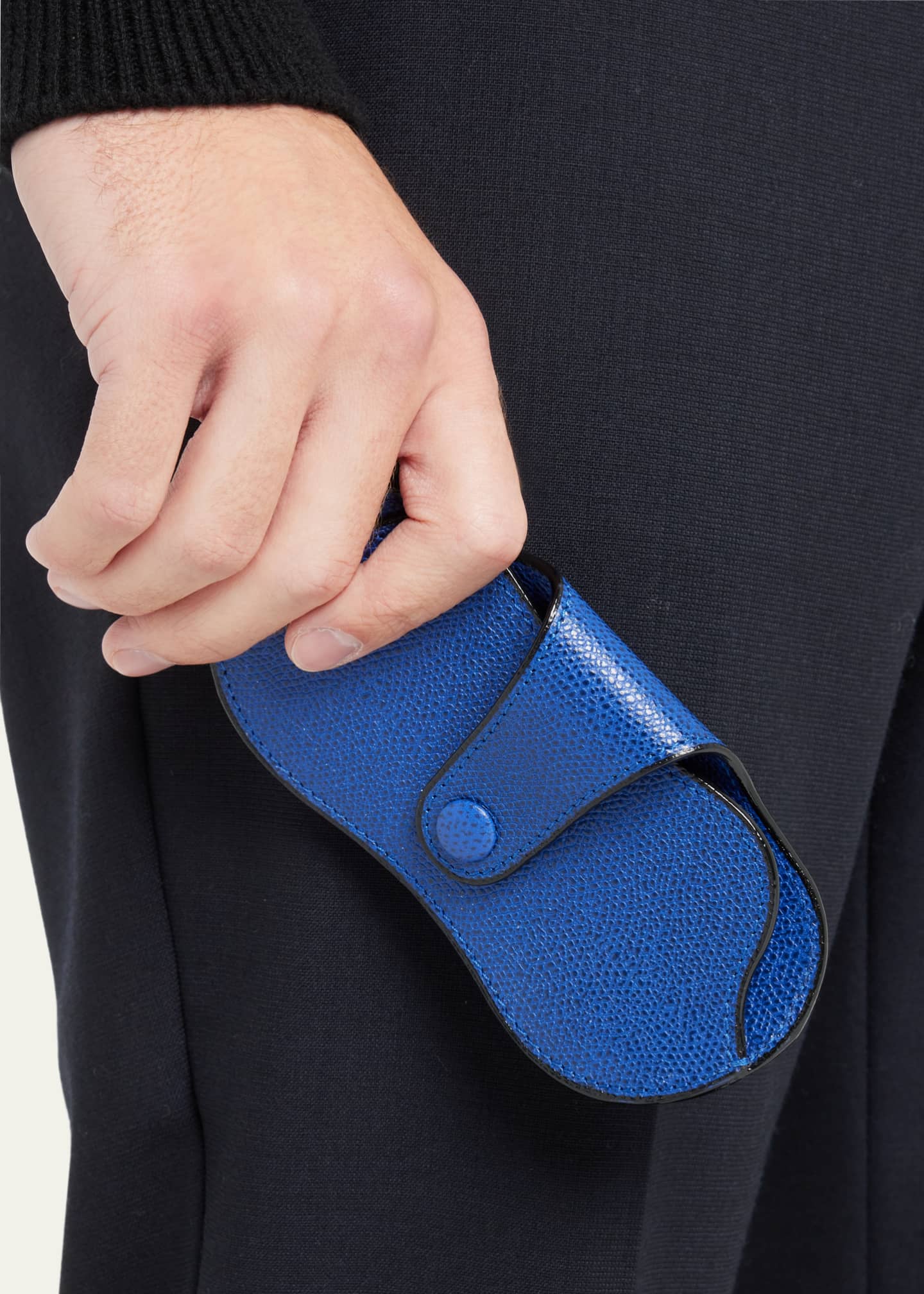 Valextra Men's Glasses Case Bergdorf Goodman