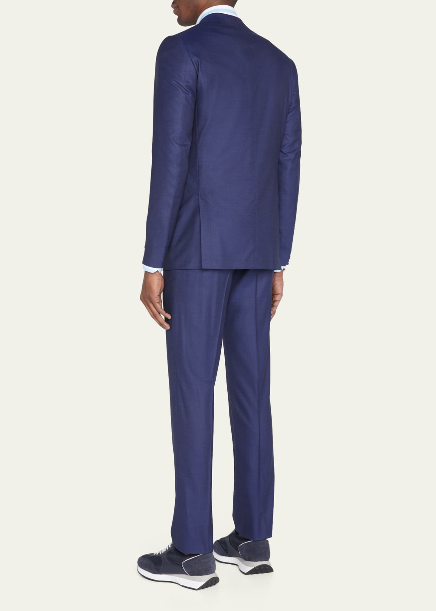 Kiton Men's Birdseye Wool Suit Bergdorf Goodman