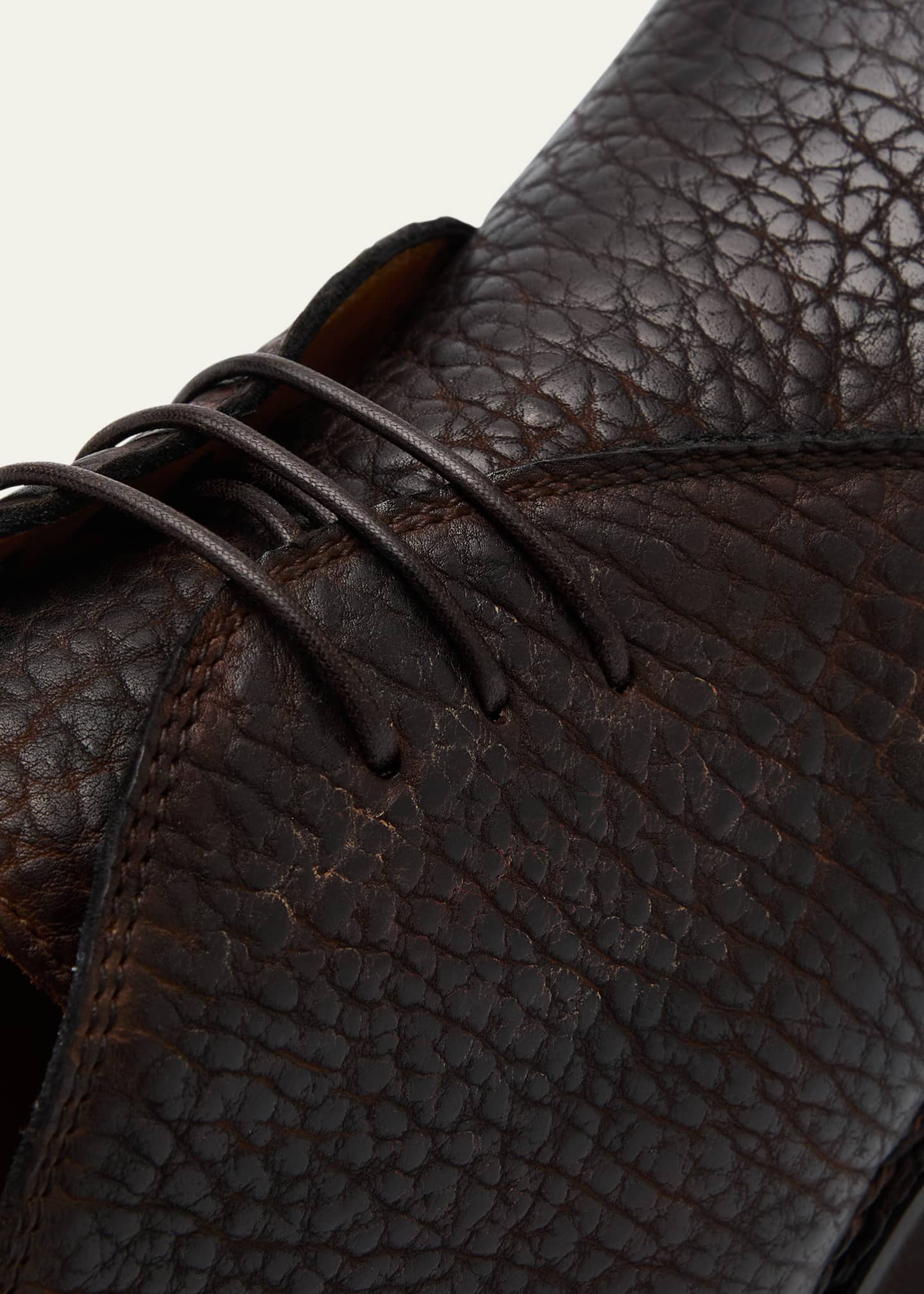 Bontoni Men's Desert Norwegian Bison Leather Chukka Boots Image 5 of 6
