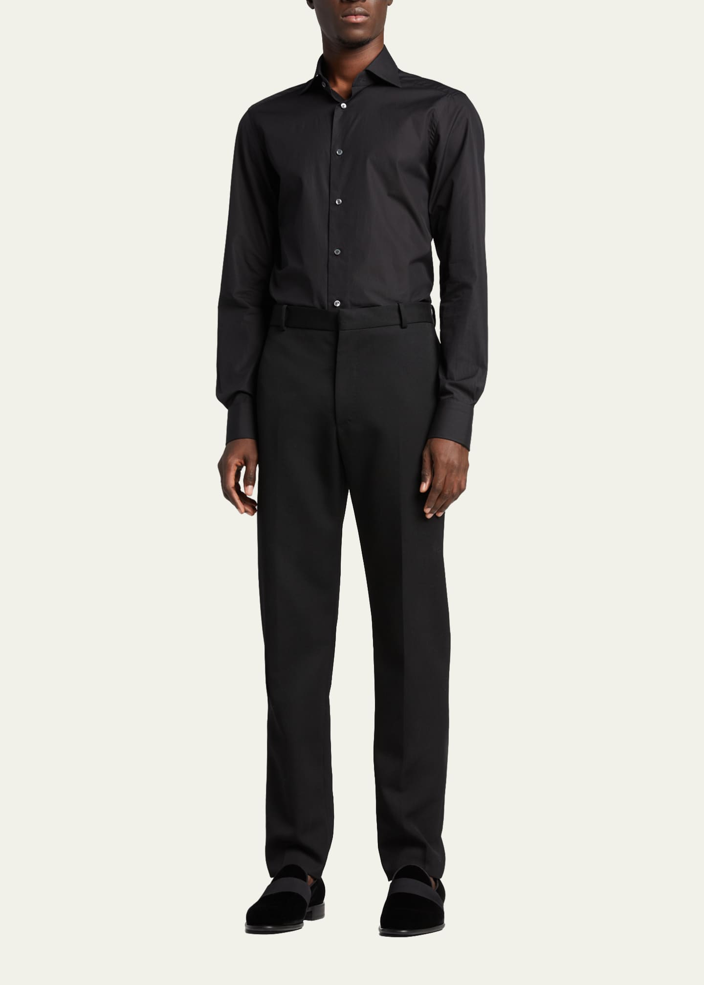 Santoni Men's Isomer Grosgrain Velvet Formal Loafers Image 3 of 5