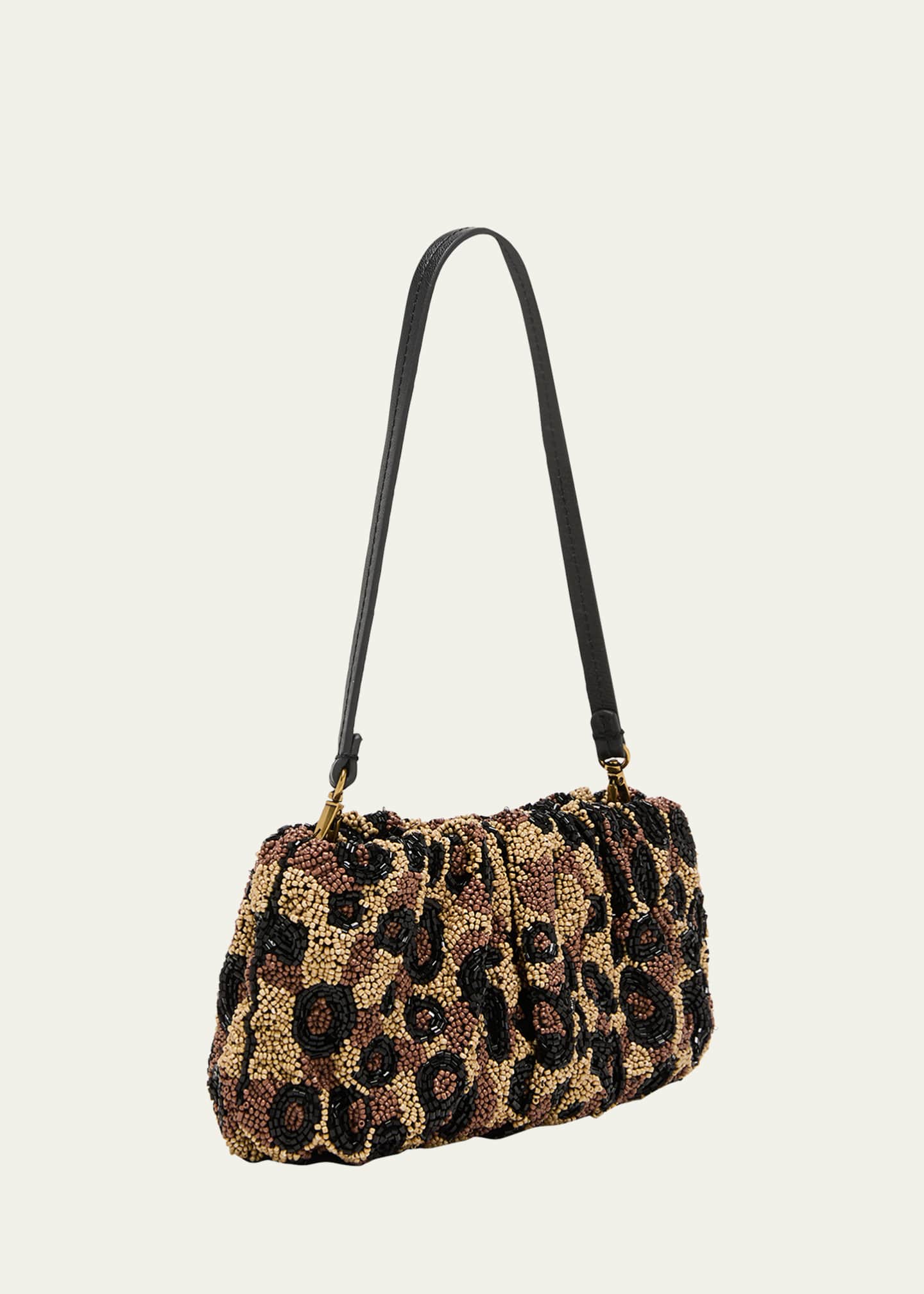 Staud Bean Beaded Shoulder Bag Bergdorf Goodman