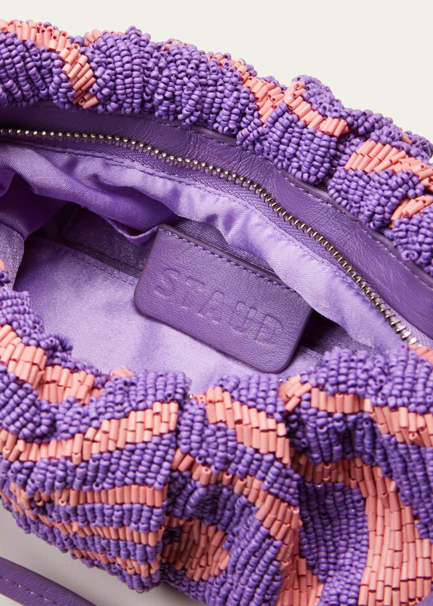 Staud Bean Beaded Shoulder Bag Bergdorf Goodman