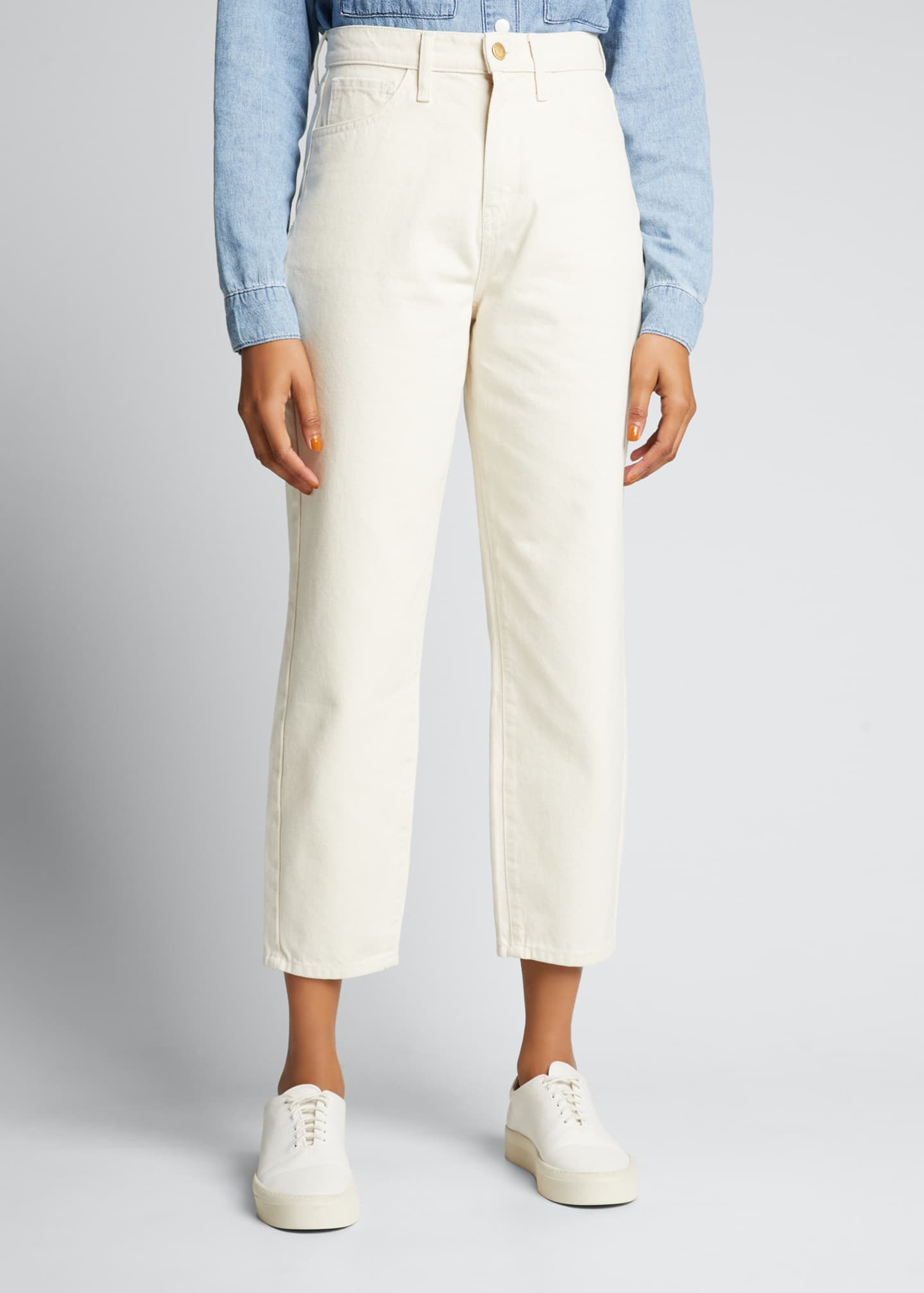 m&s relaxed slim crop jeans