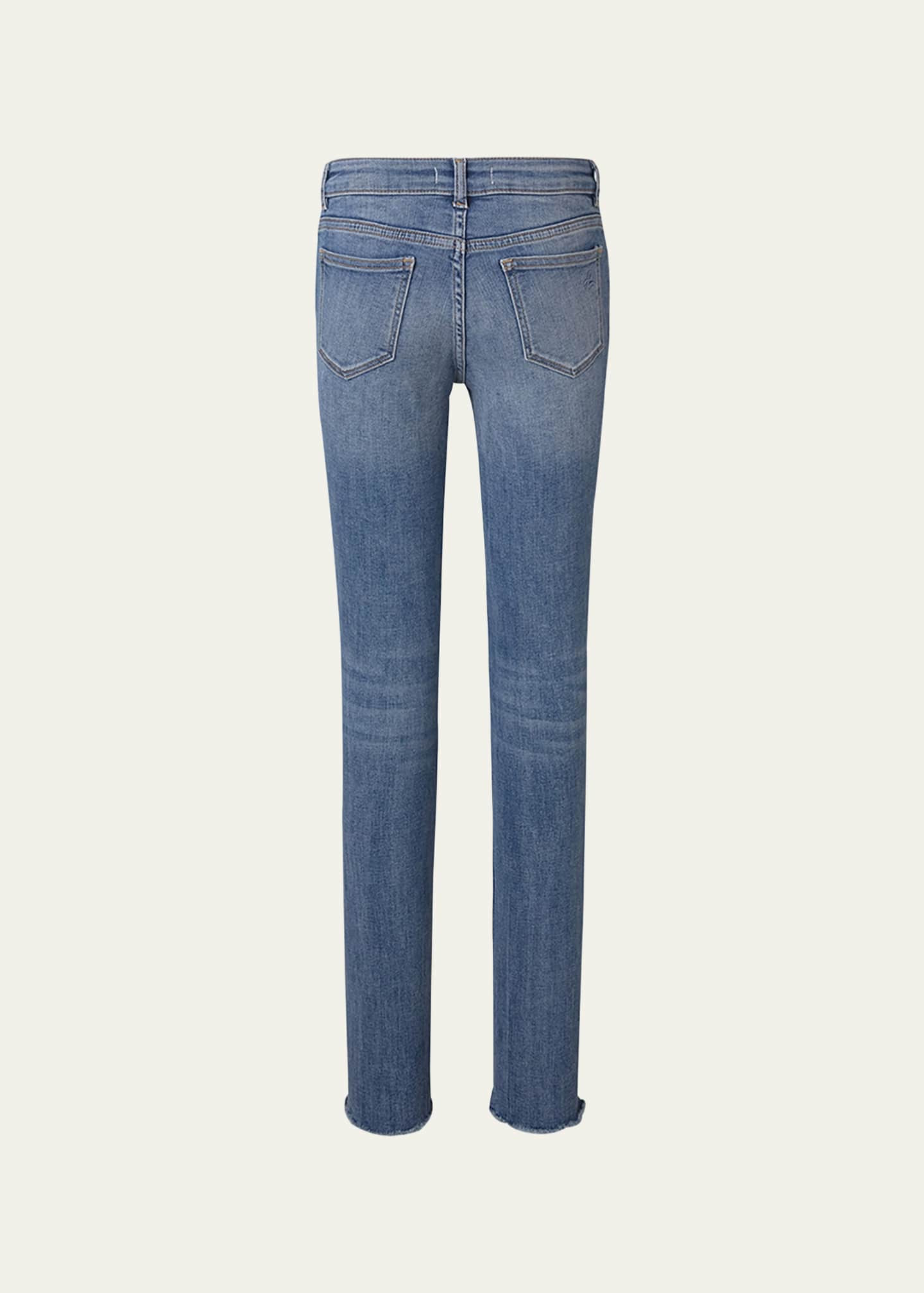 DL1961 Girl s Chloe Skinny Distressed Denim Jeans Size 7 16
