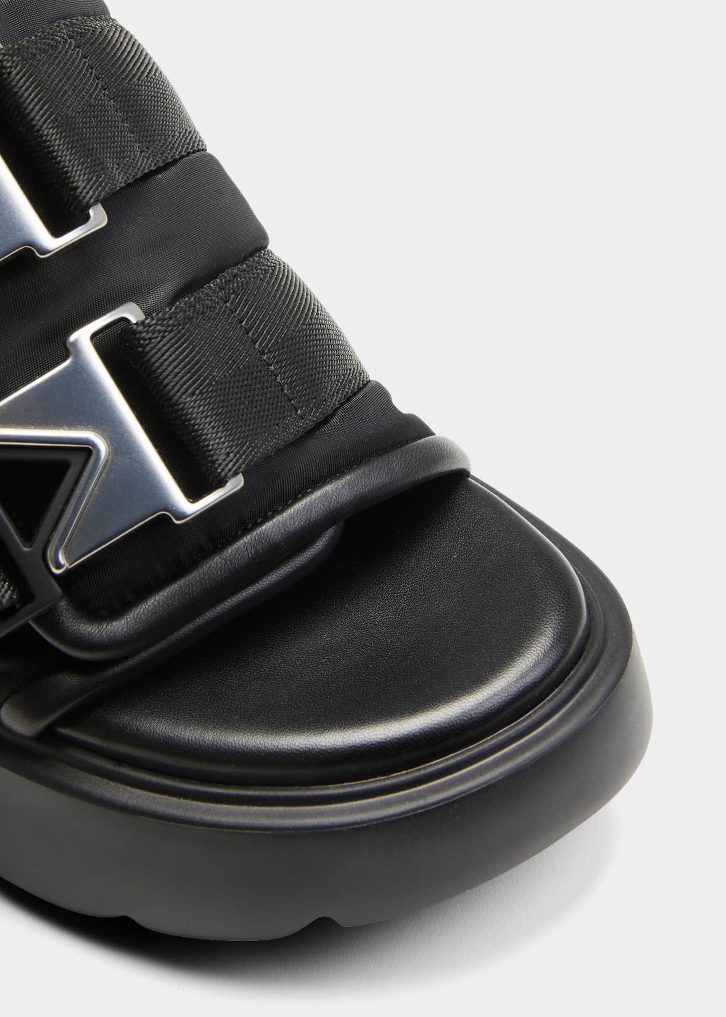 Bottega Veneta Flash Leather Dual-Buckle Mule Sandals - Bergdorf Goodman