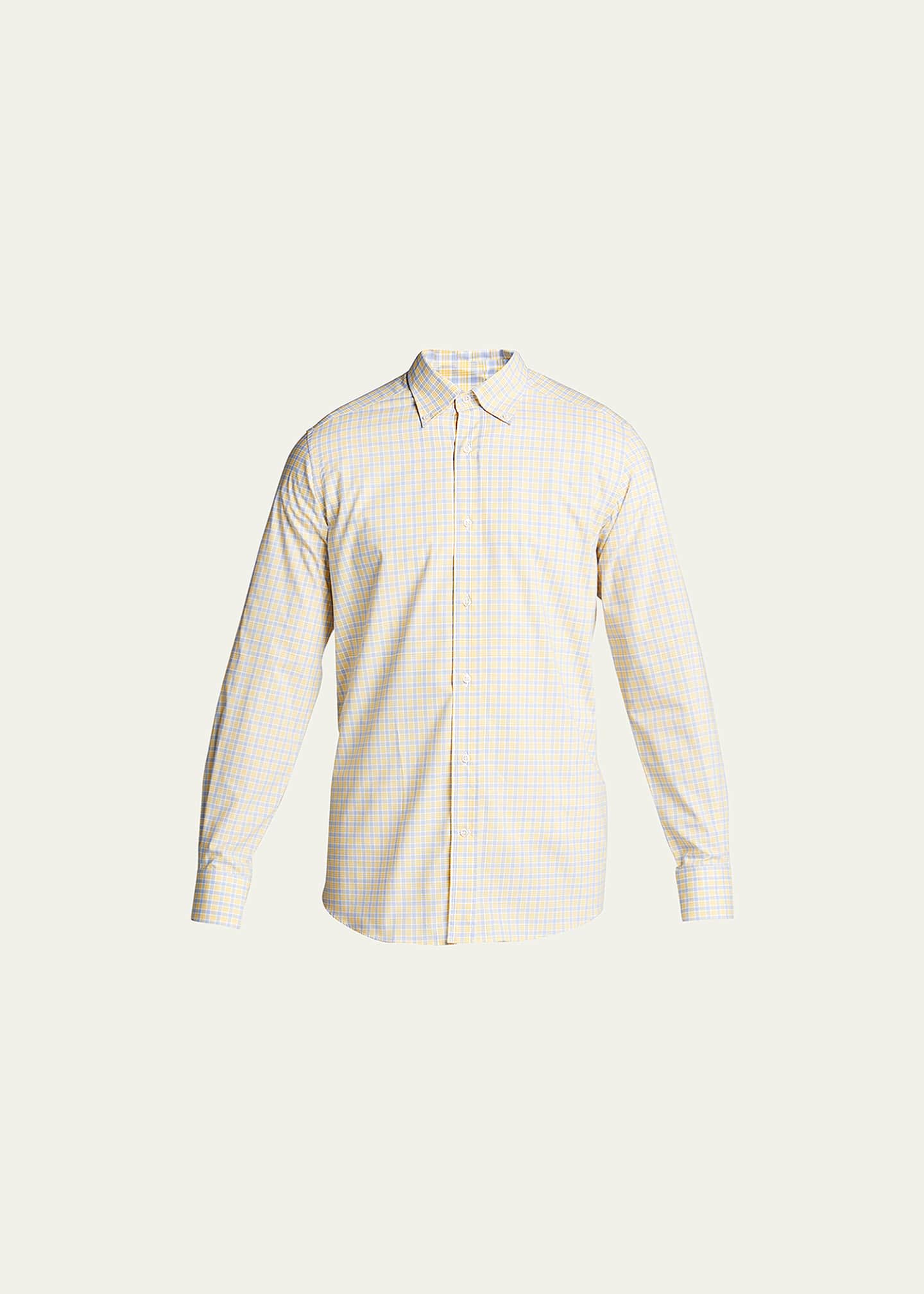 Men's Plaid Sport Shirt - Thumbnail 5