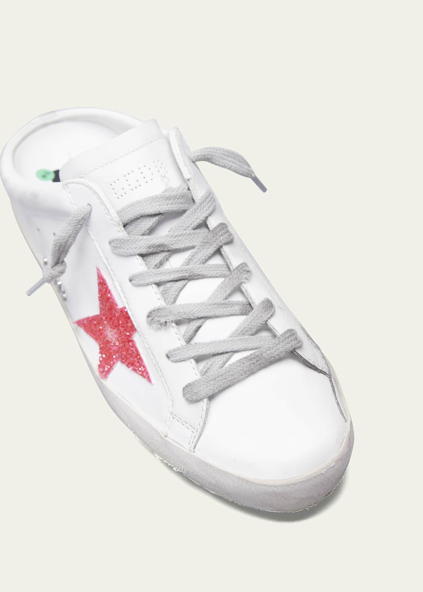 Golden Goose Superstar Sabot Glitter Slide Sneakers Bergdorf Goodman