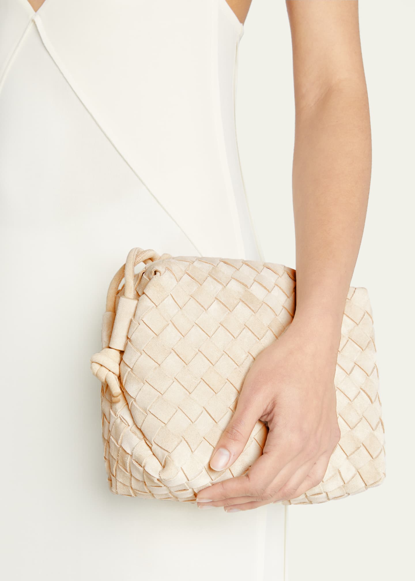 Bottega veneta small loop intrecciato woven hobo bag shop