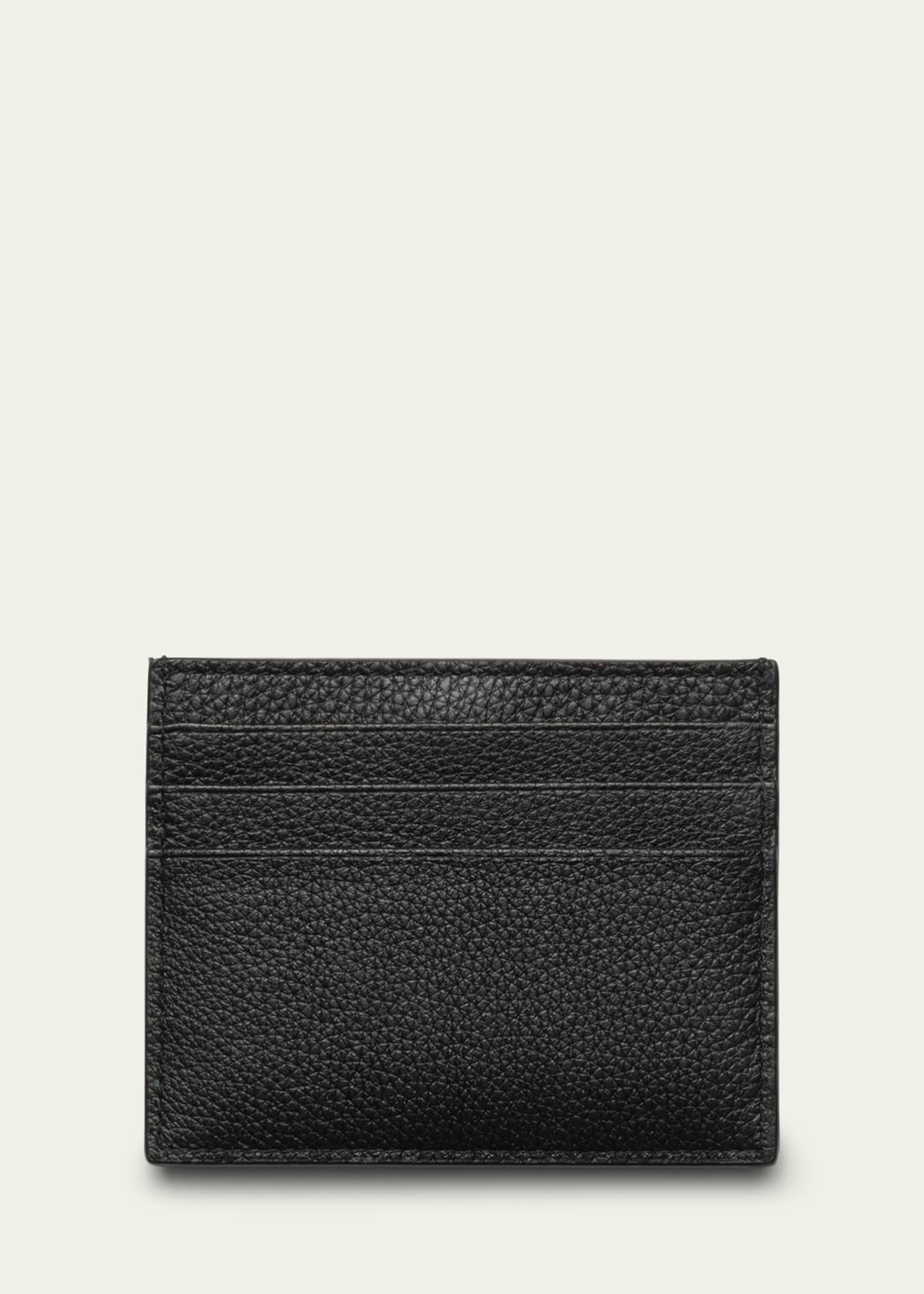 Prada Triangle Logo Leather Card Holder Image 2 of 2