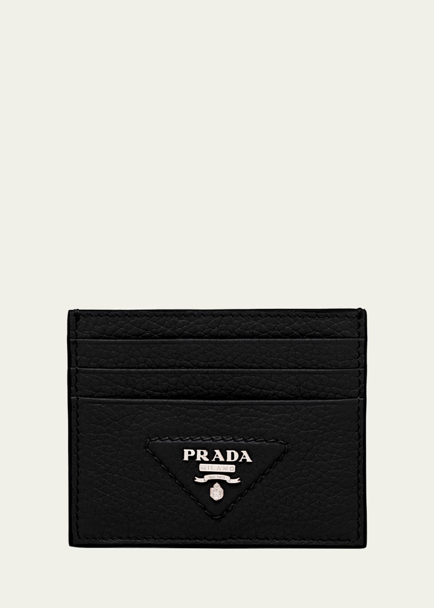 Prada Women's Leather Card Holder