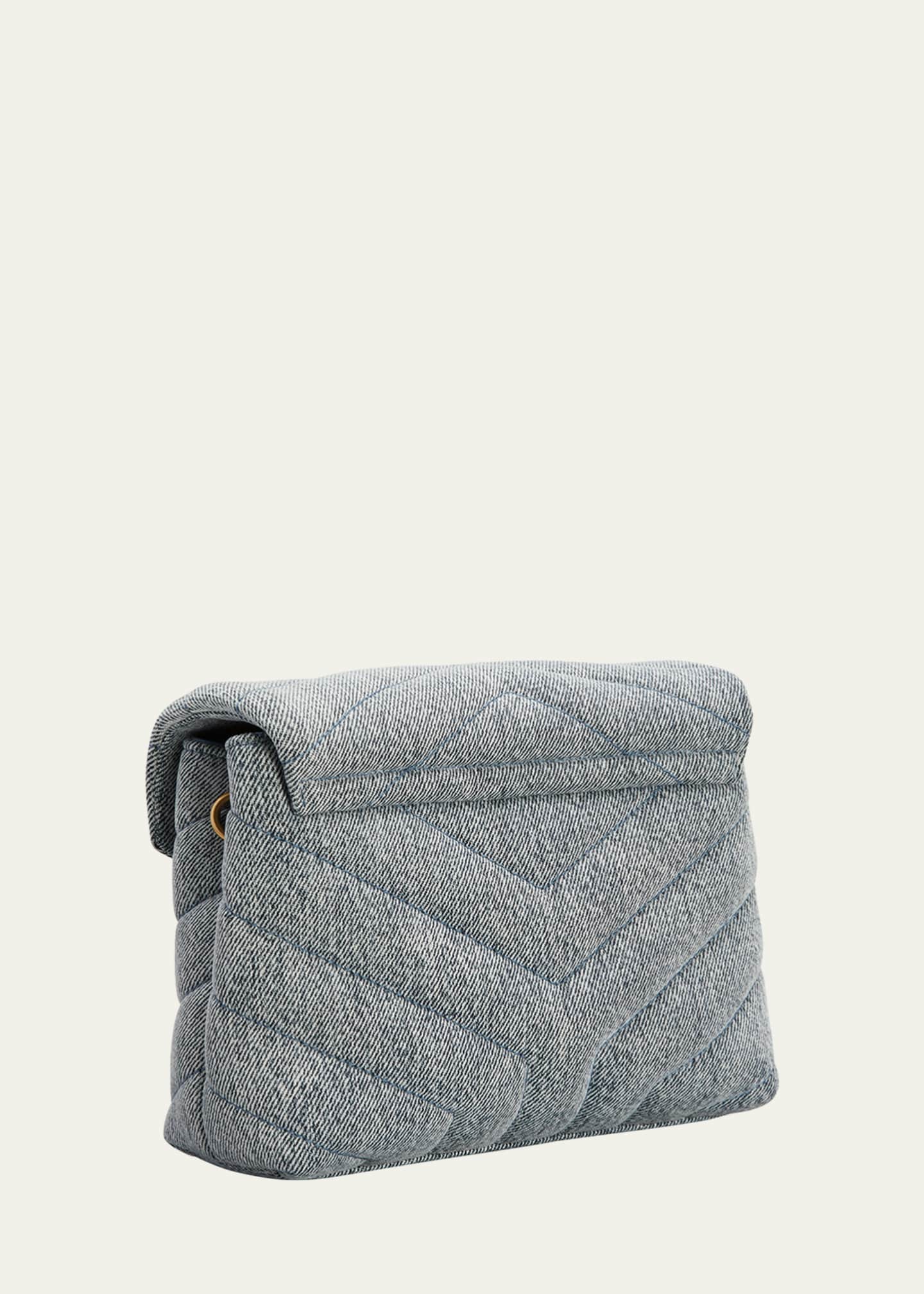 Ysl denim shoulder bag best sale