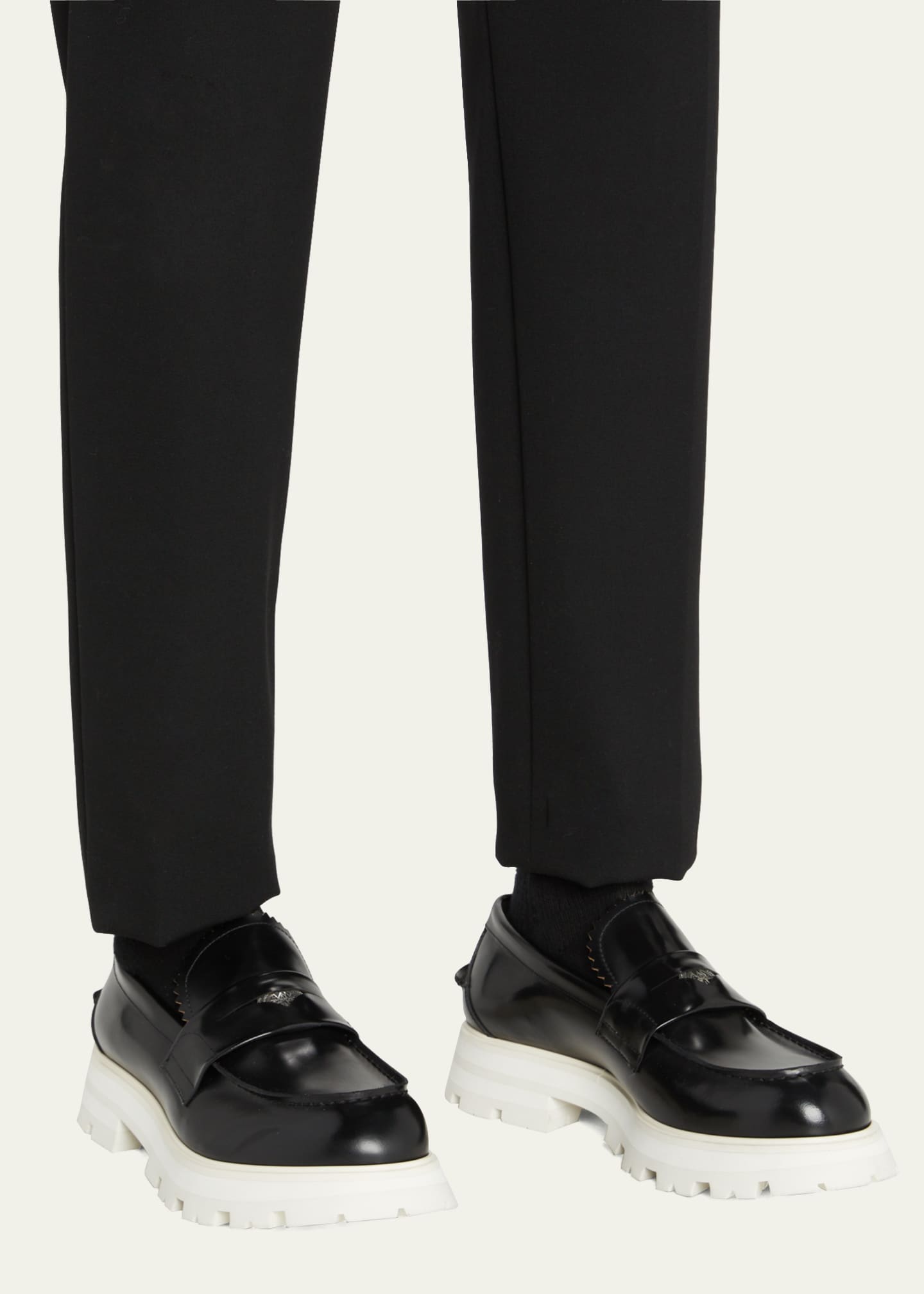 alexander mcqueen penny loafers