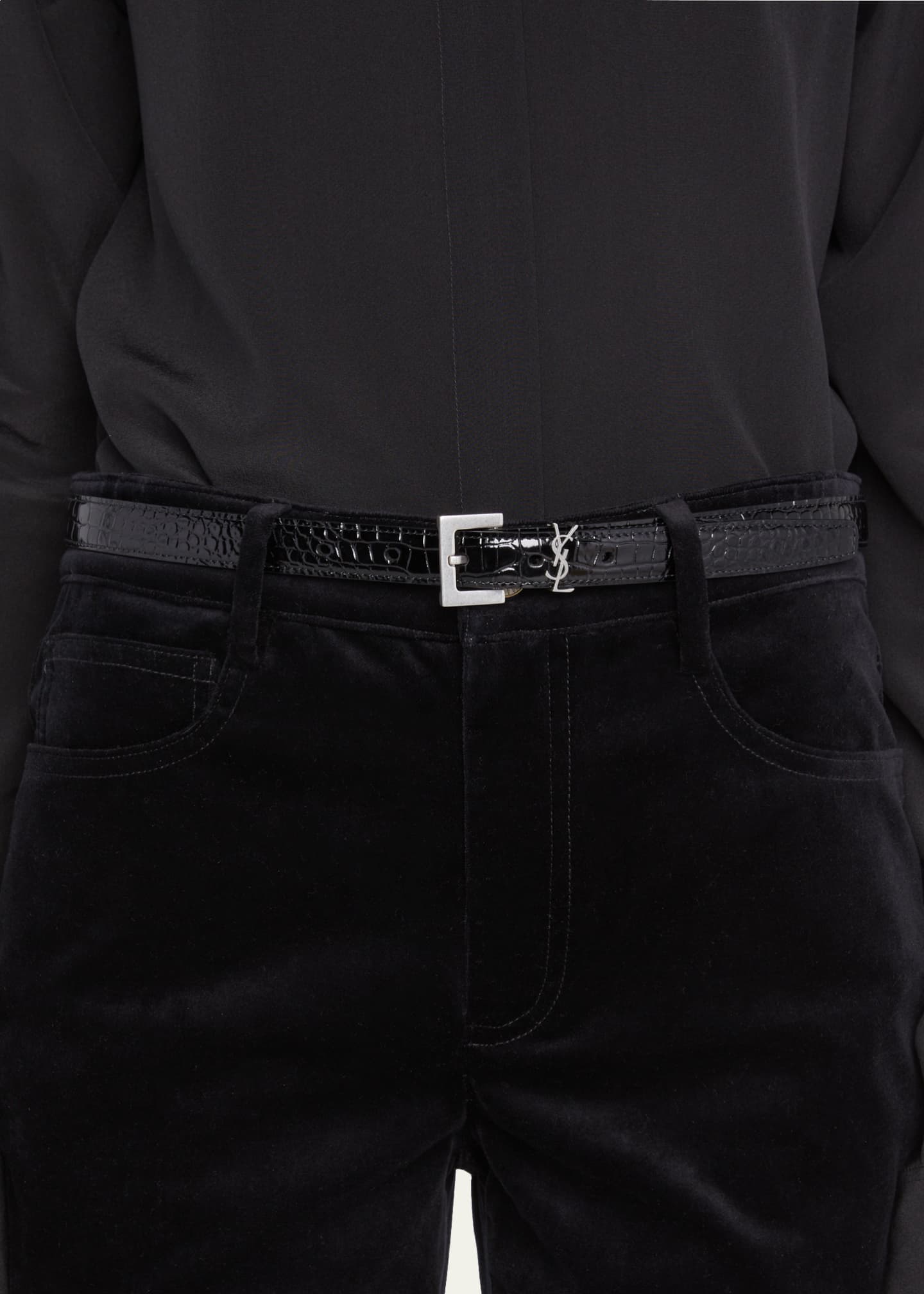 Ysl thin belt new arrivals