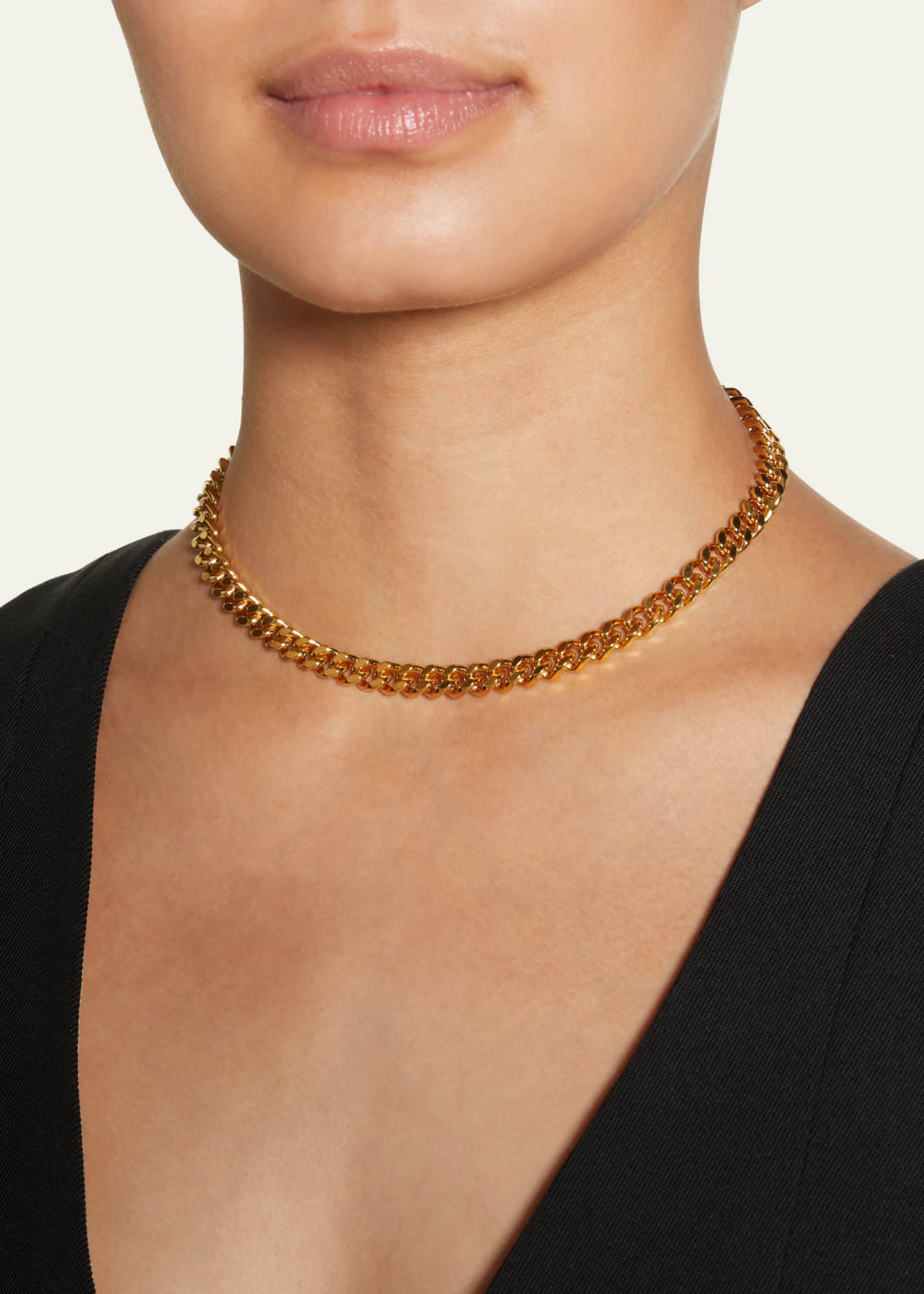 Saint Laurent Medium Curb Chain Necklace Image 2 of 4