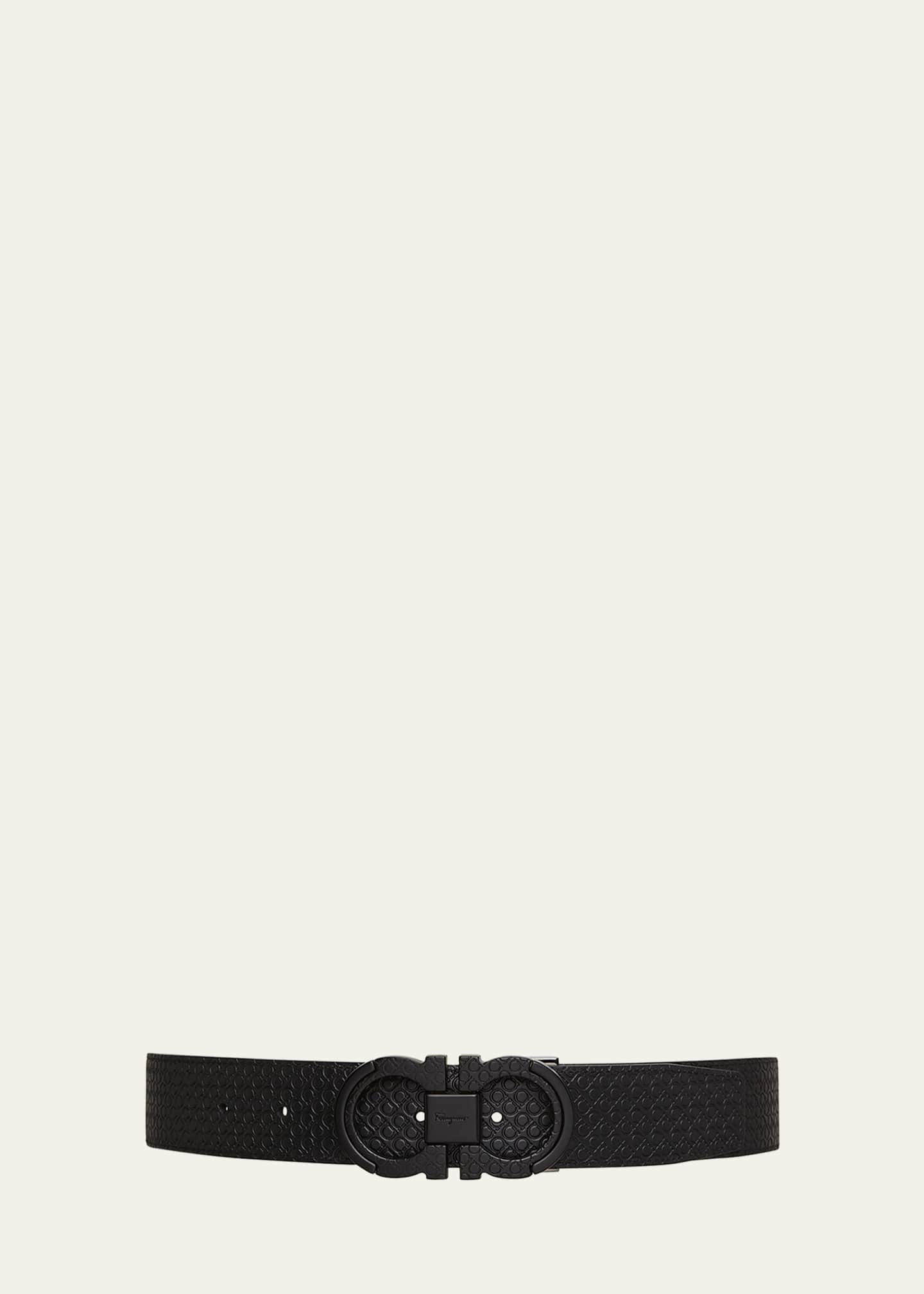 Men's Gancini Adjustable Reversible Belt