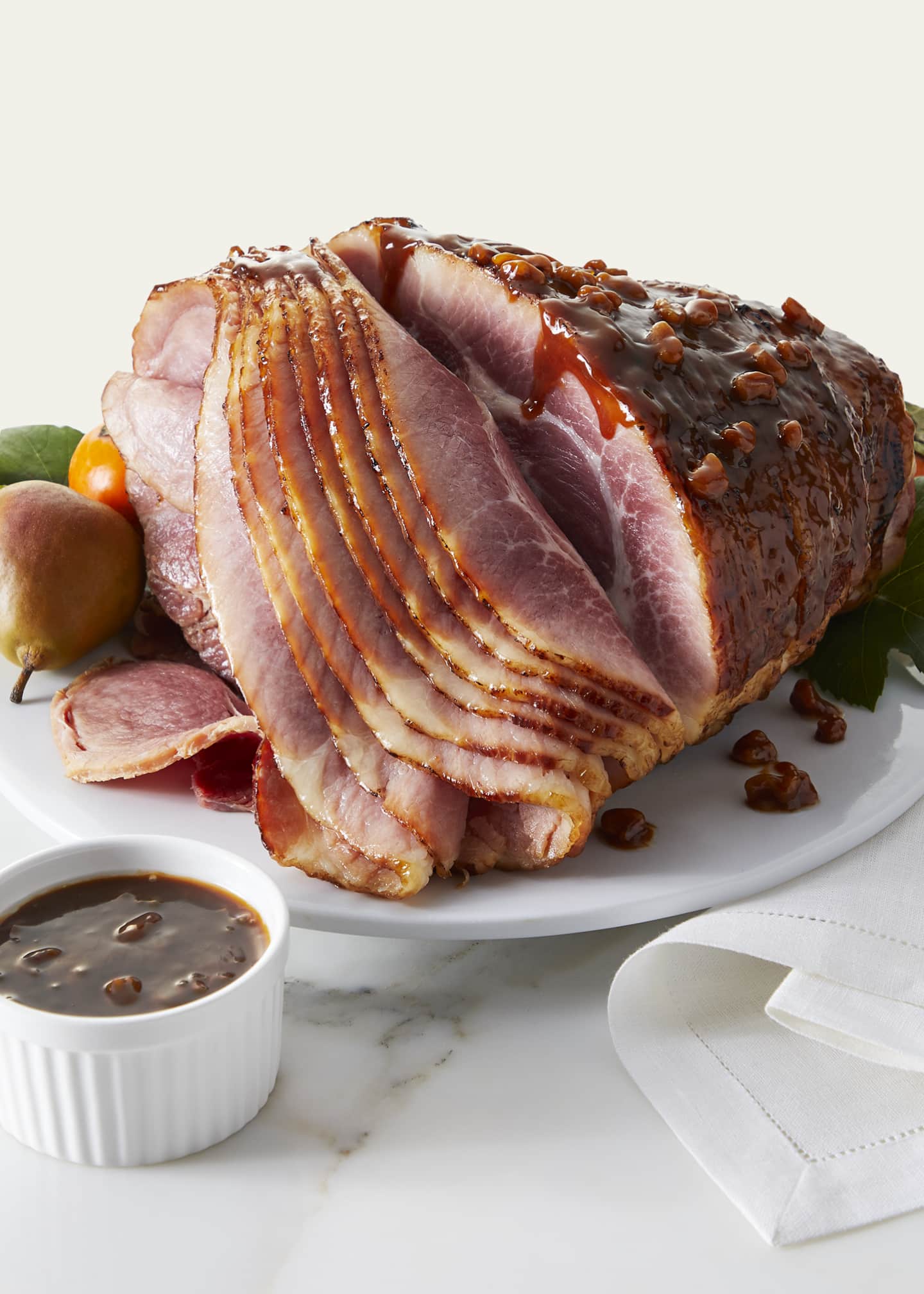 The Cajun Turkey Co Half Honey Glazed Ham with Praline Walnut Glaze, Serves 12-15
