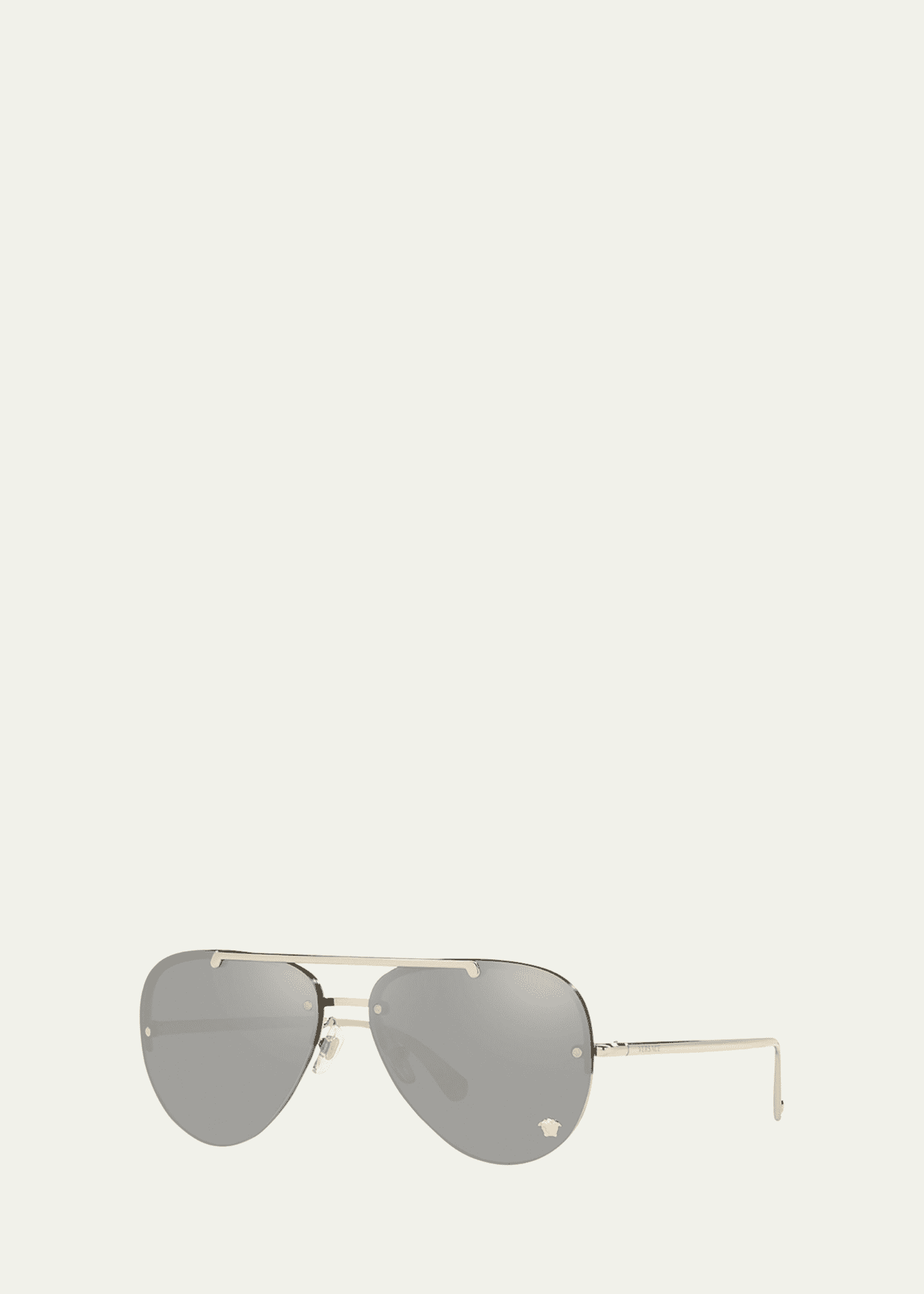 Versace Men's Rimless Metal Aviator Sunglasses - Bergdorf Goodman