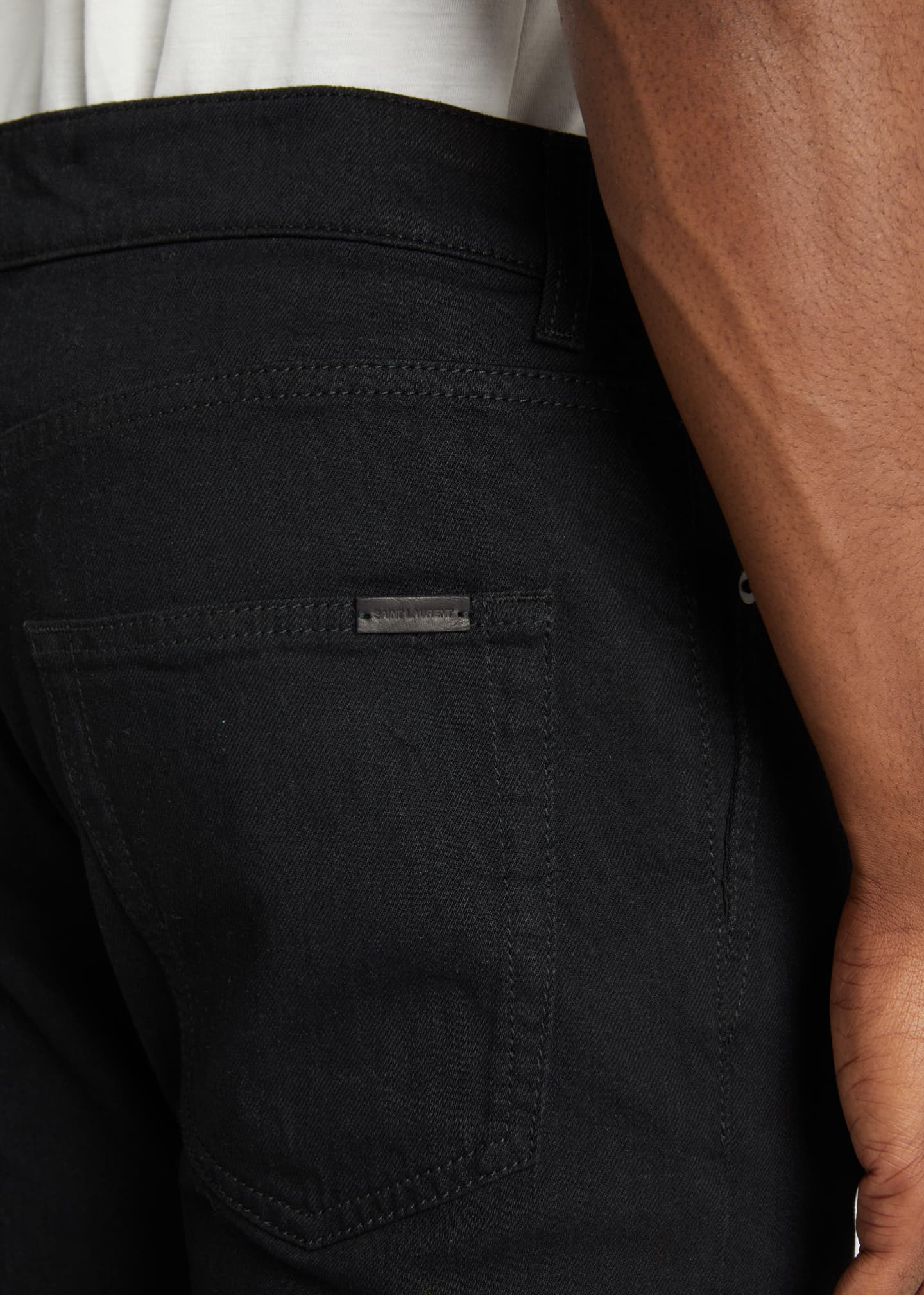 Saint laurent black skinny jeans online