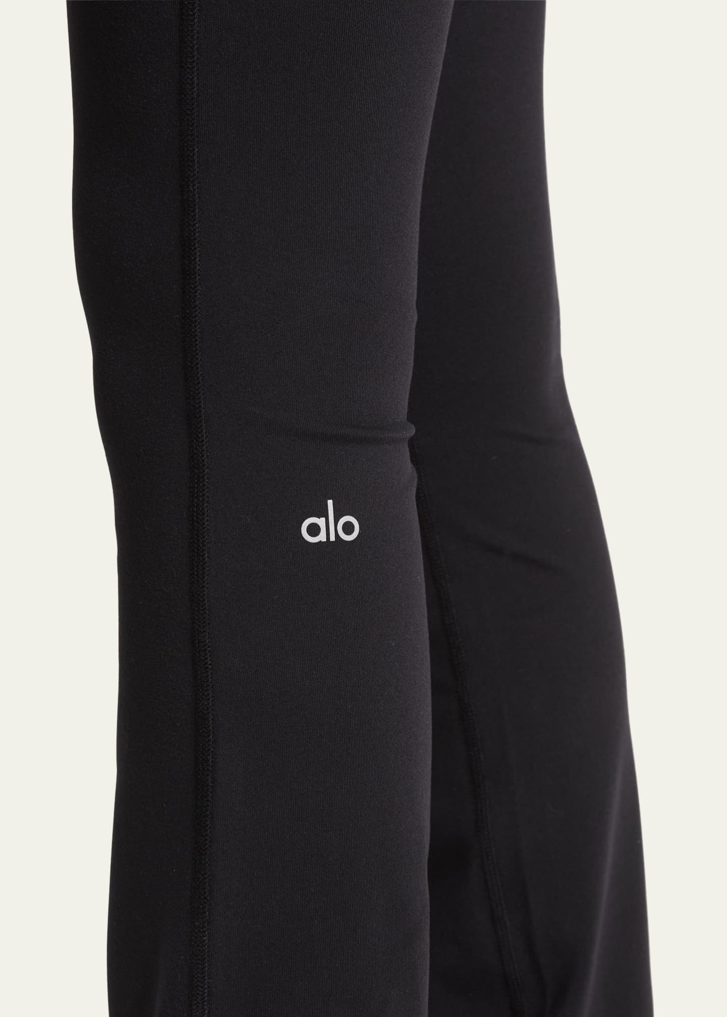Airbrush high-rise bootcut pants in black - Alo Yoga