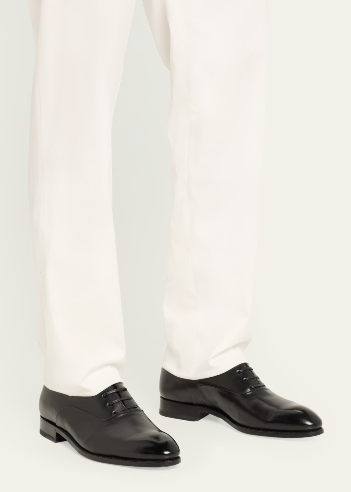Bontoni Men's Formal Leather Oxfords Image 2 of 5
