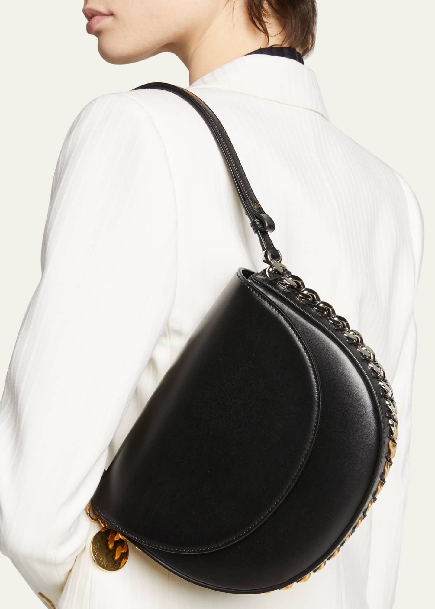 Stella McCartney Medium Flap Saddle Shoulder Bag Bergdorf Goodman