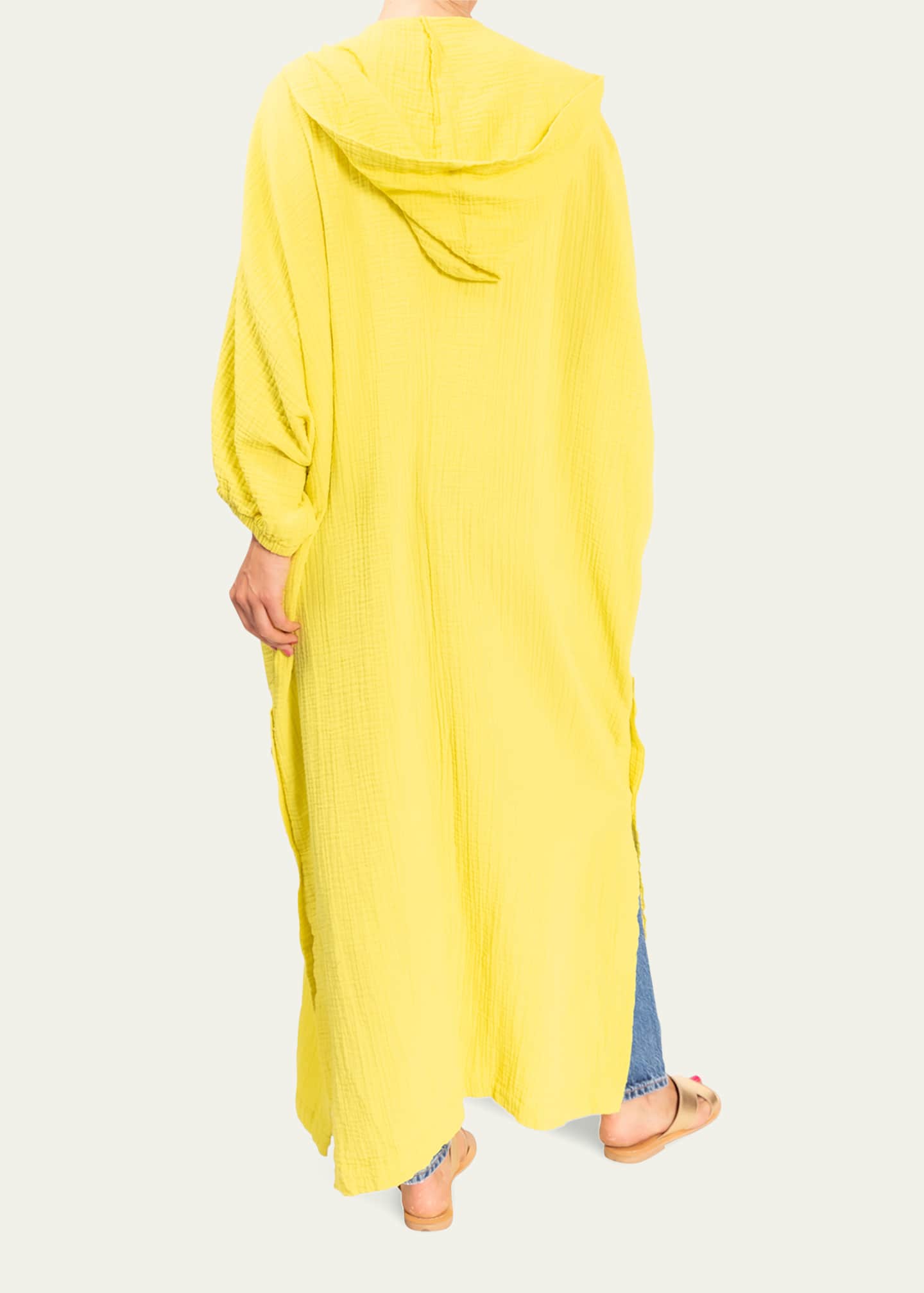 Everyday Ritual Jade Cotton Gauze ButtonFront Coverup Bergdorf Goodman