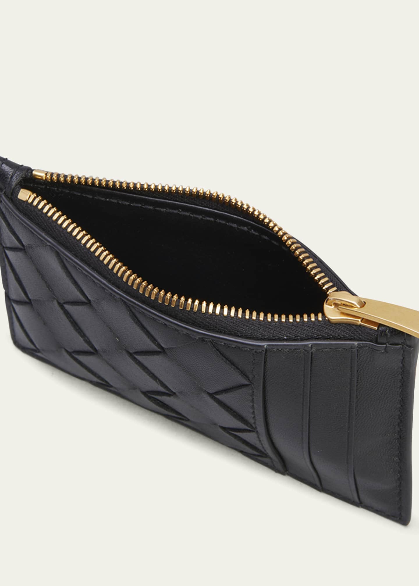 ●BOTTEGAVENETA ●ボッテガヴェネタ Zip Card Case Bottega Veneta Zip Card Case - Bergdorf Goodman