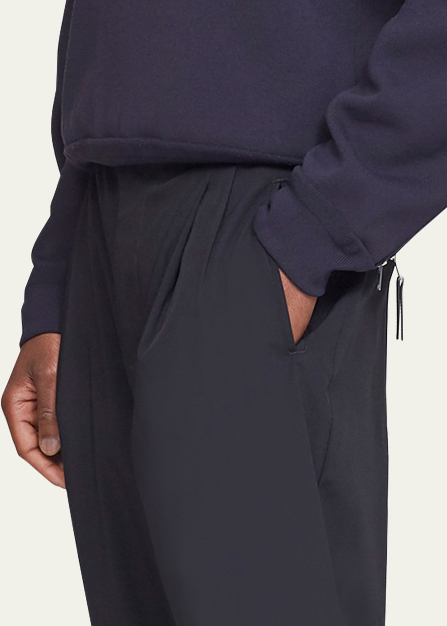 3.1 Phillip Lim Men's Drop-Crotch Tapered Trousers Image 5 of 5
