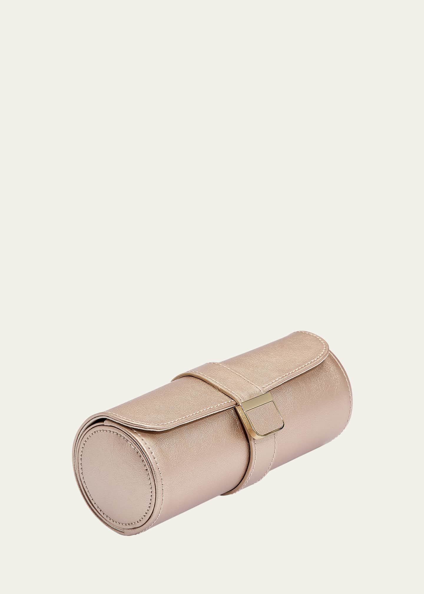 WOLF Palermo Double Watch Roll & Jewelry Pouch Image 2 of 5
