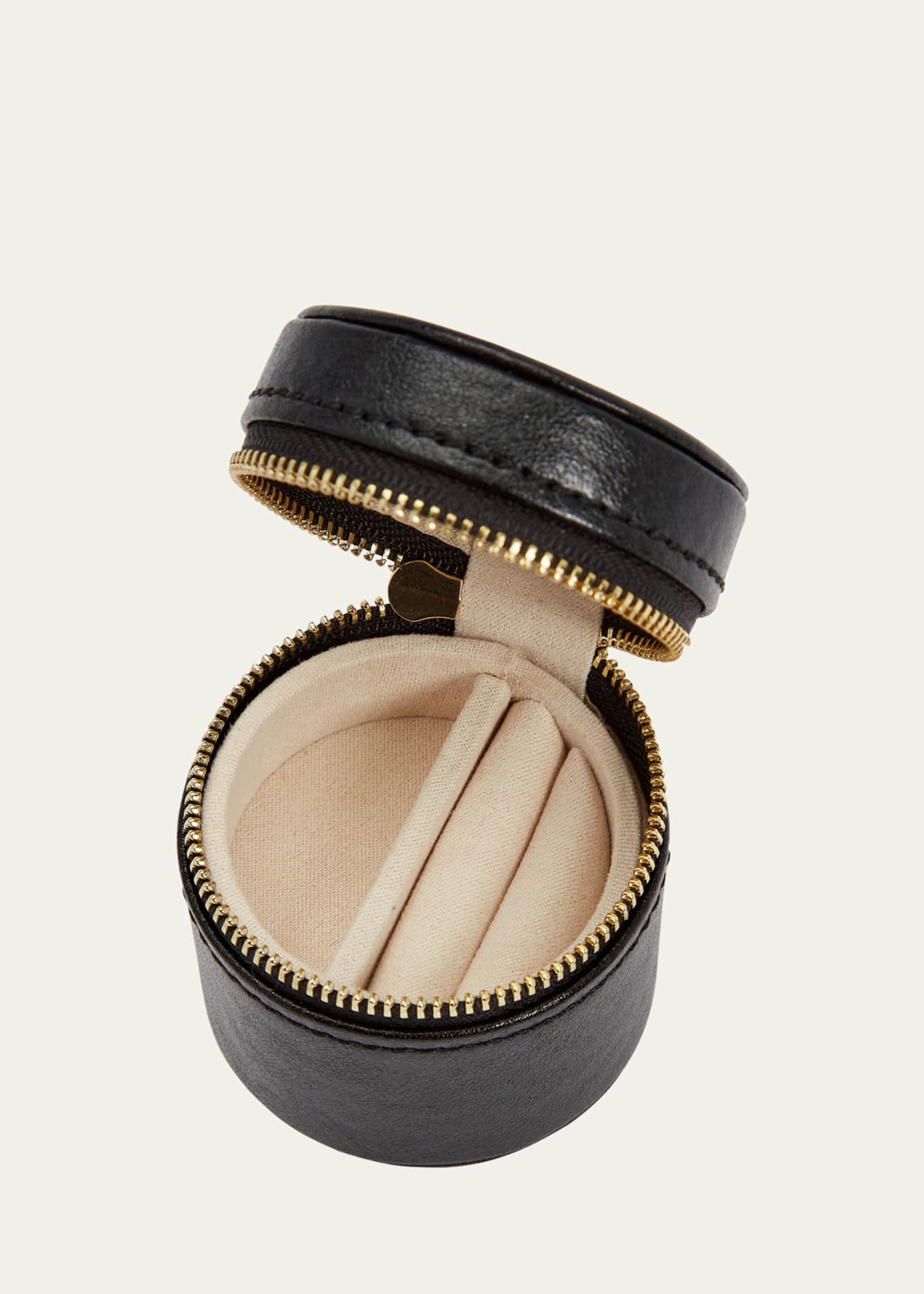 WOLF Palermo Double Watch Roll & Jewelry Pouch Image 5 of 5