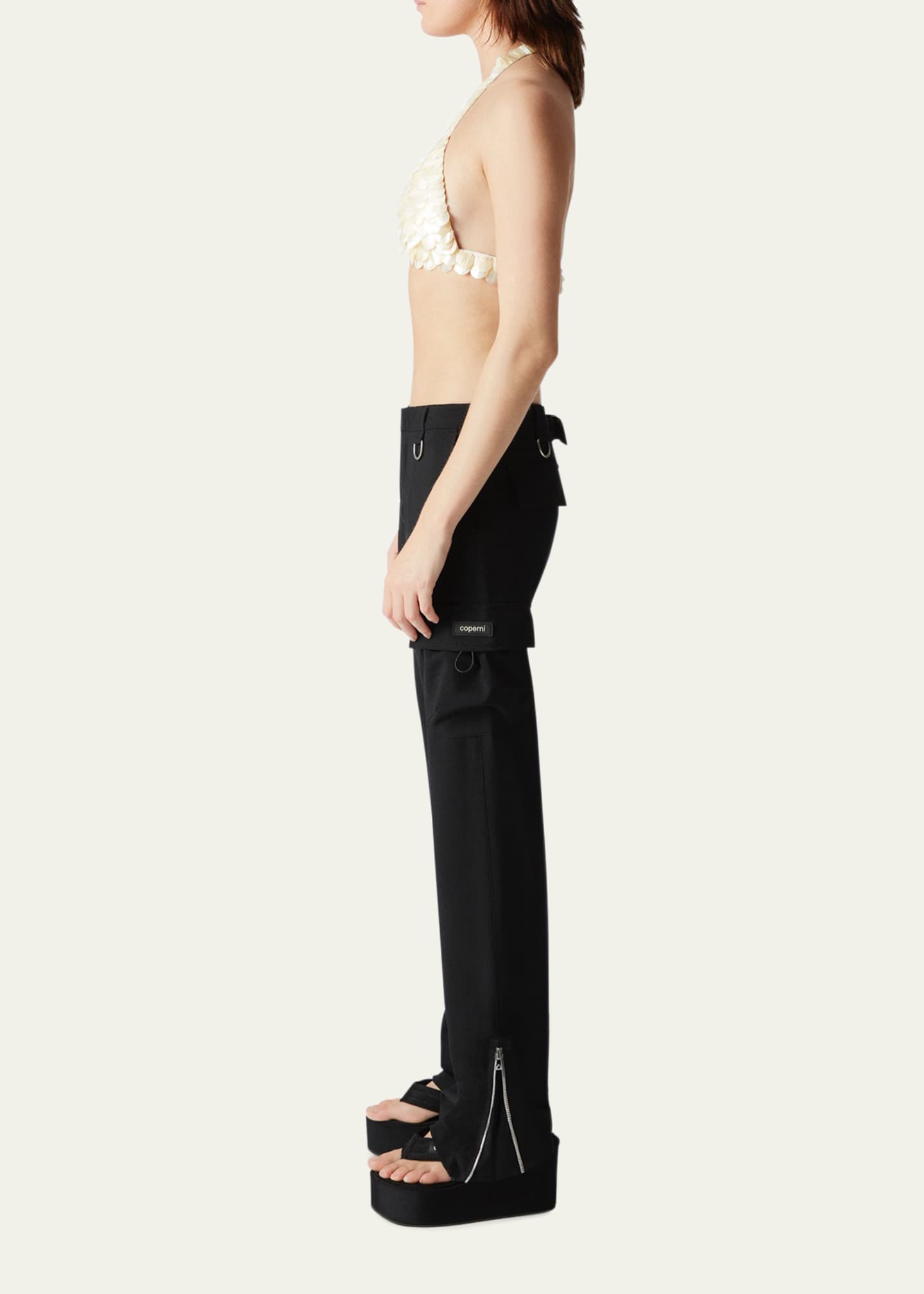 Coperni Tailored ZipCuff Cargo Pants Bergdorf Goodman