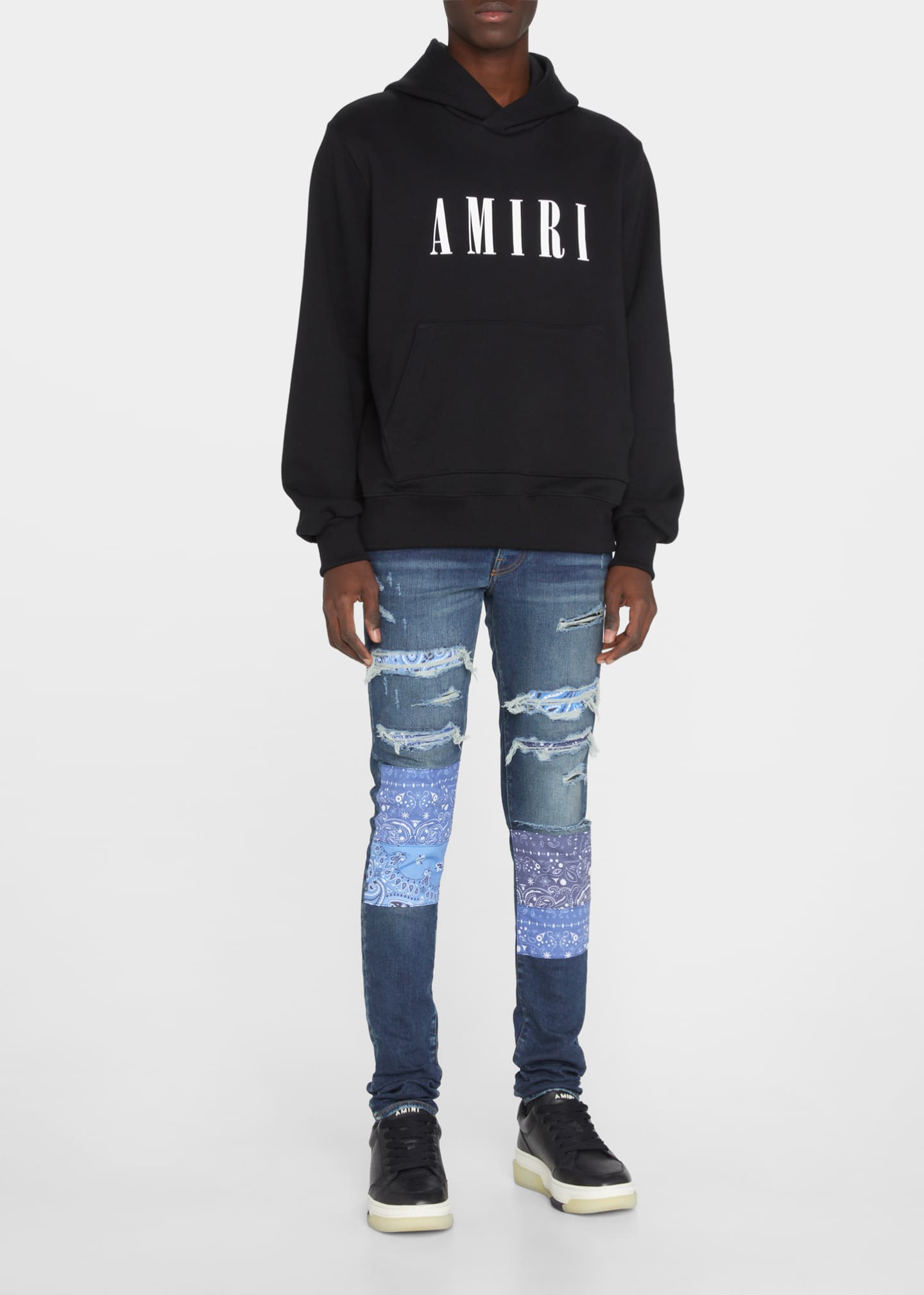 amiri bandana patchwork