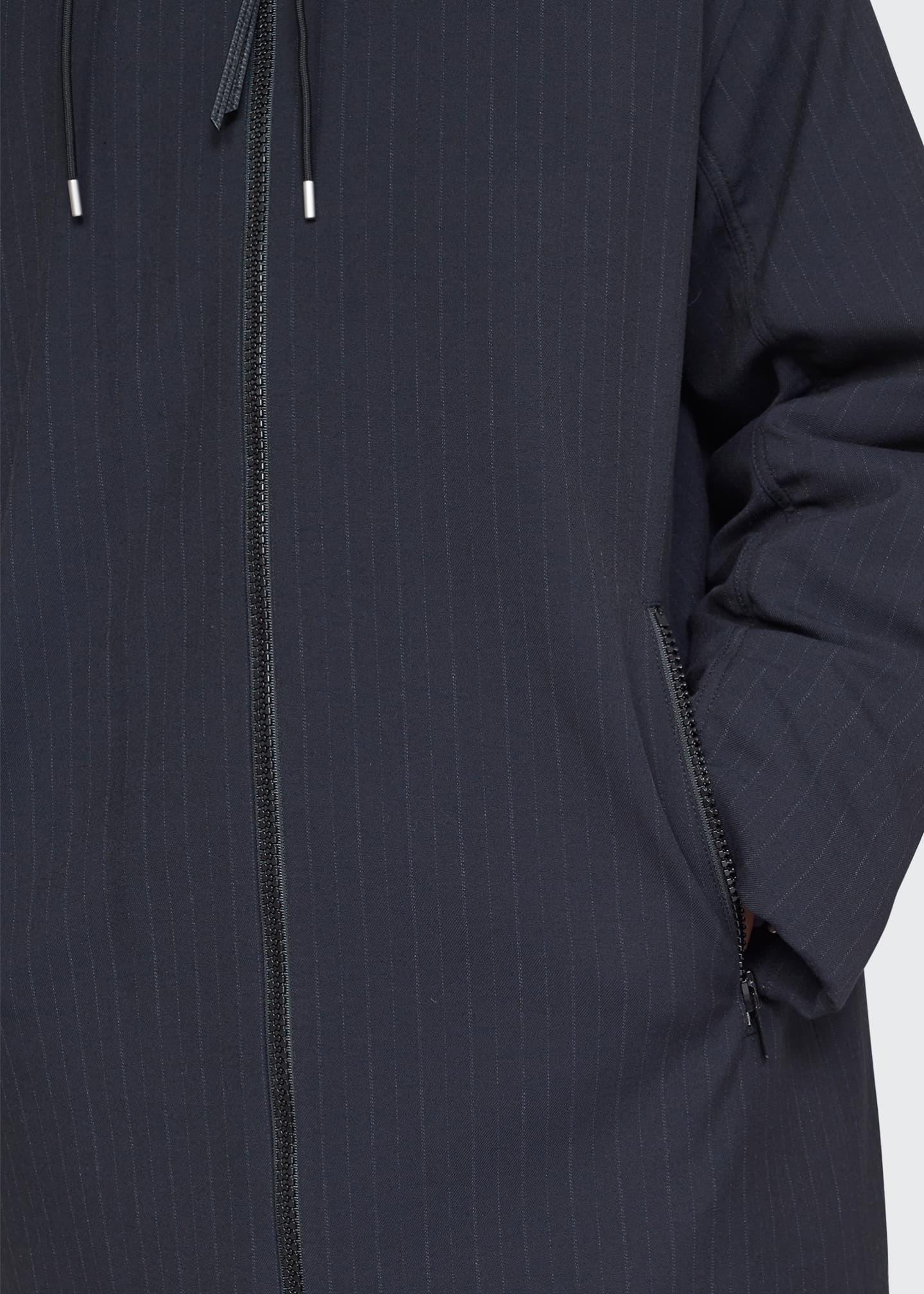 3.1 Phillip Lim Men's Puffer Parka w/ Detachable Hood Image 5 of 5