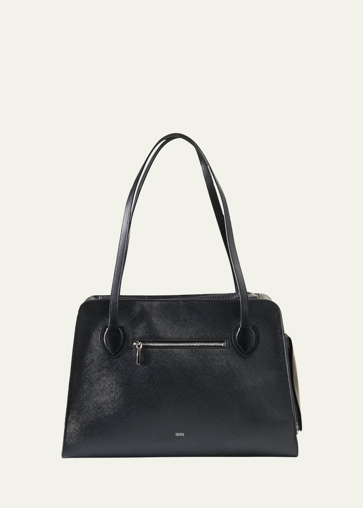 Shaya Pets Leather Pet Carrier Bag Bergdorf Goodman