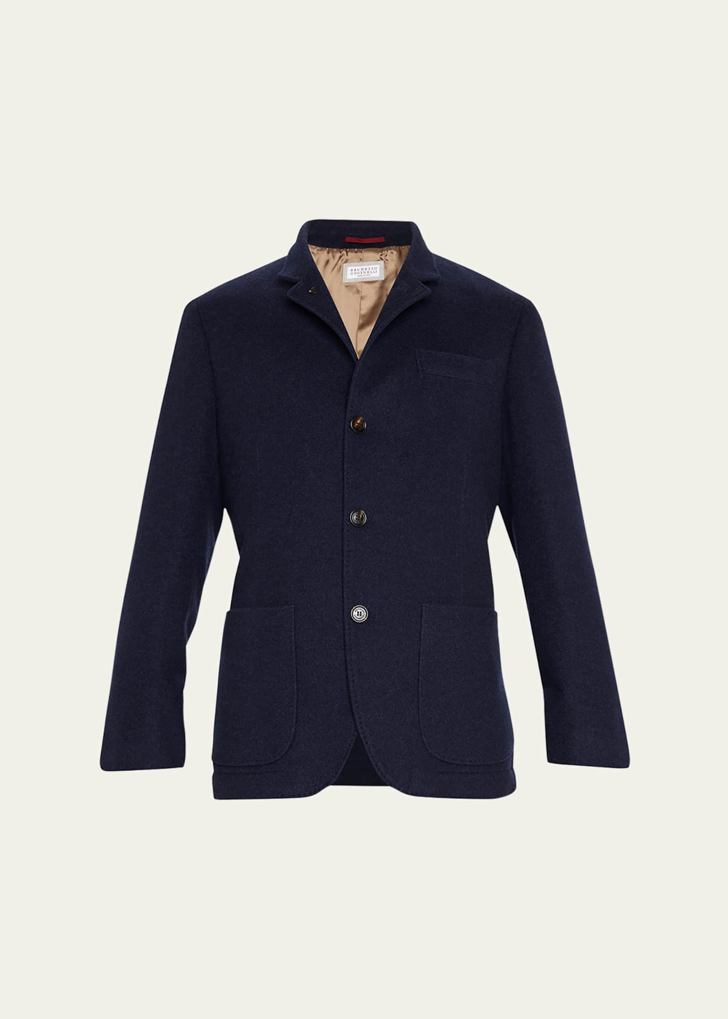 Brunello Cucinelli Men's Cashmere Blazer Coat - Bergdorf Goodman