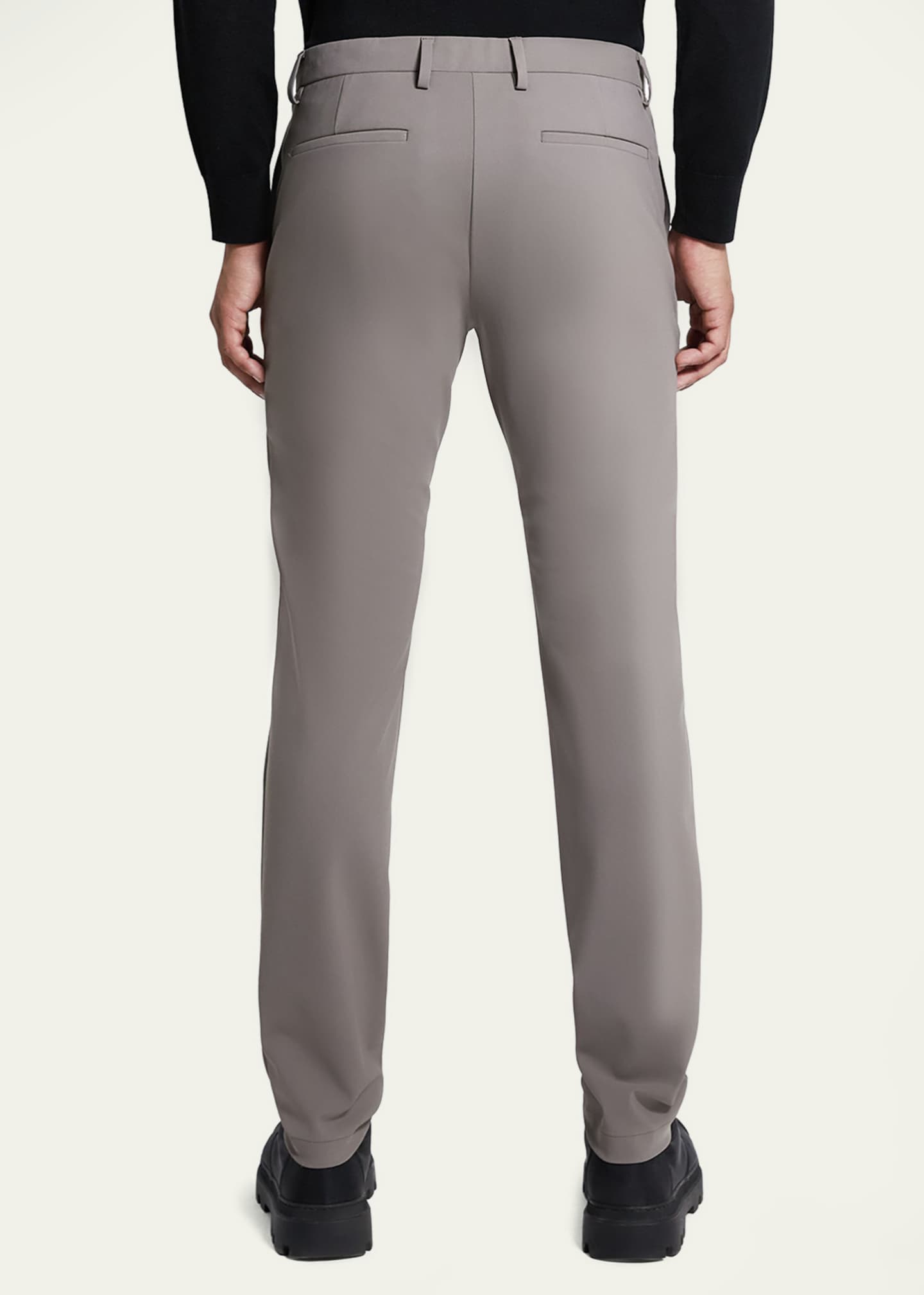 Theory Men's Zaine Precision Ponte Slim-Straight Chino-Style Pants Image 3 of 5