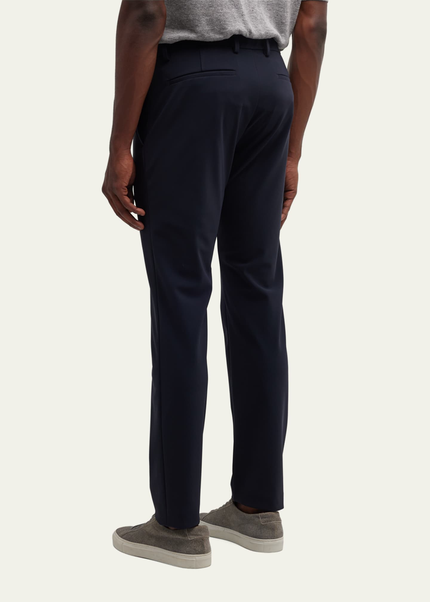 Theory Men's Zaine Precision Ponte Slim-Straight Chino-Style Pants Image 3 of 5