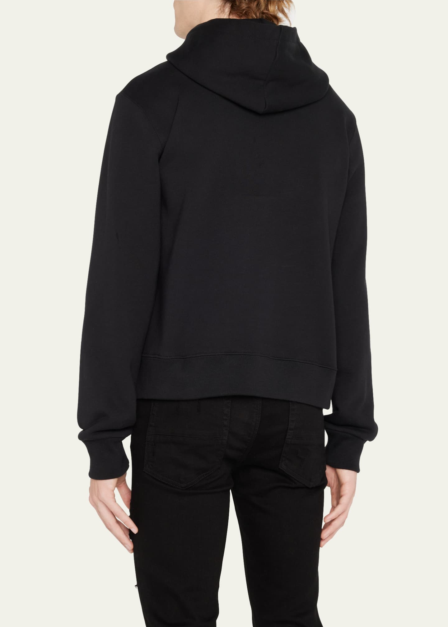 Amiri Men's Terry Basic Logo Hoodie - Bergdorf Goodman