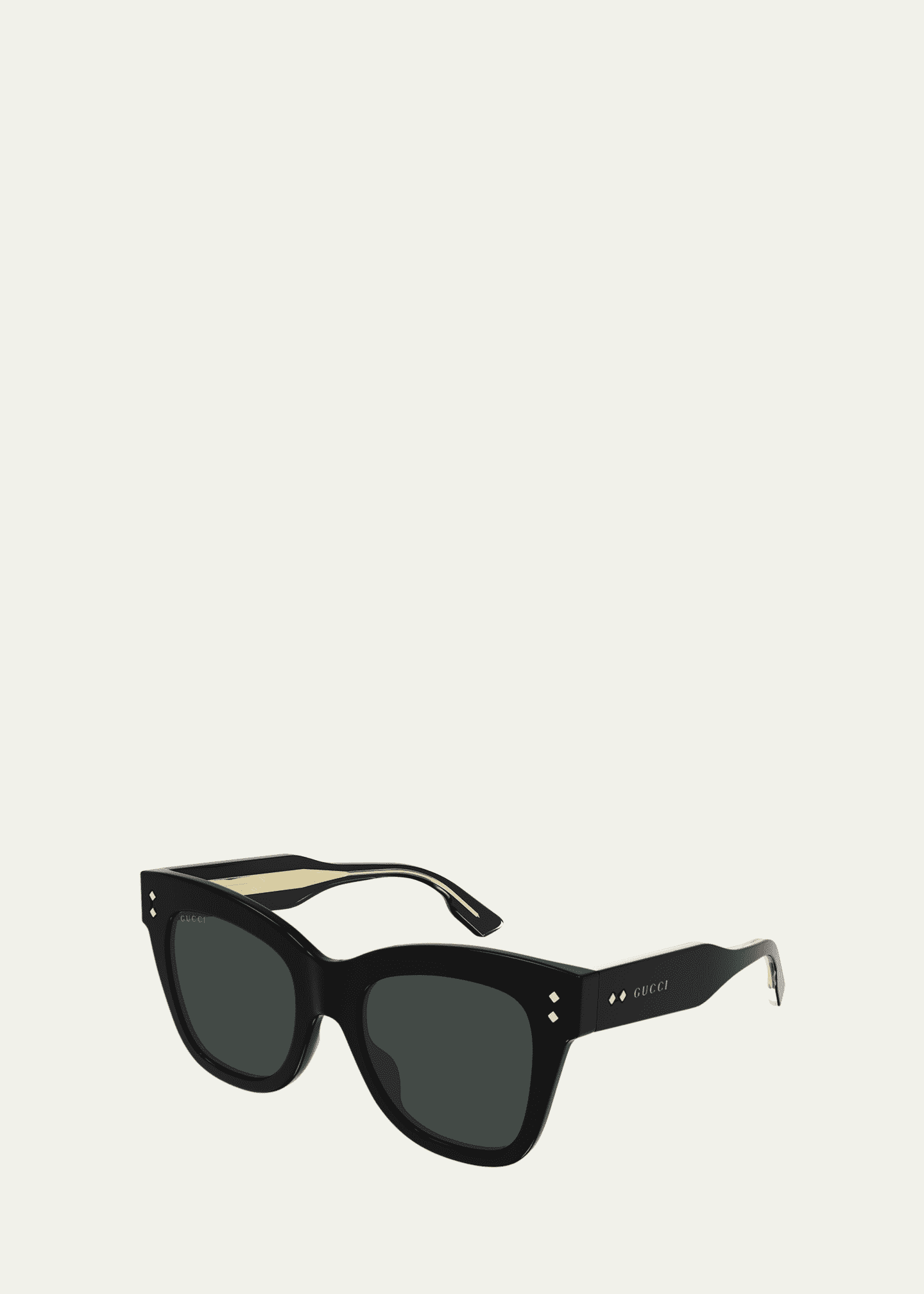 Gucci Black Cat-Eye Sunglasses