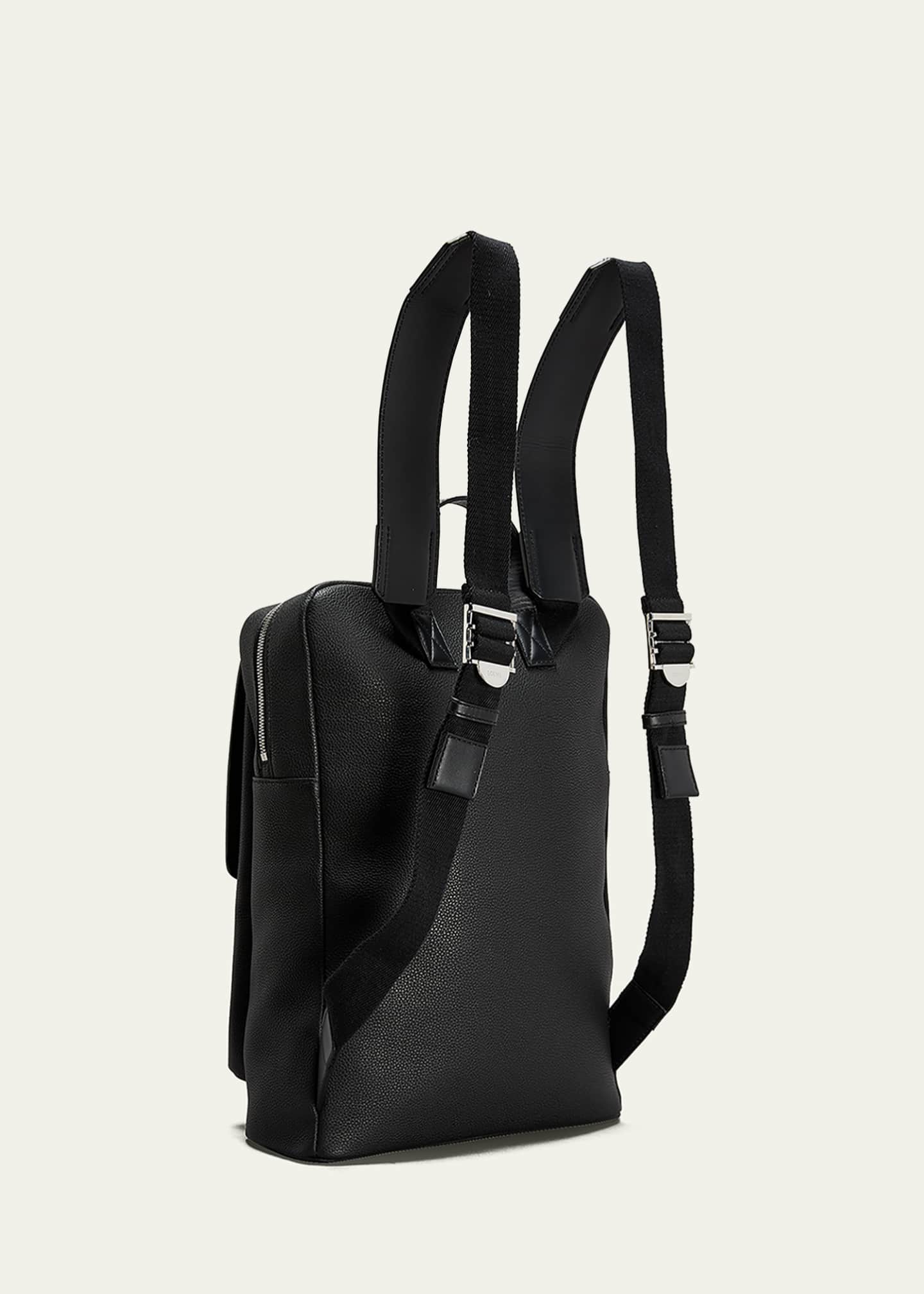 Loewe Men s Soft Grained Leather Military Backpack