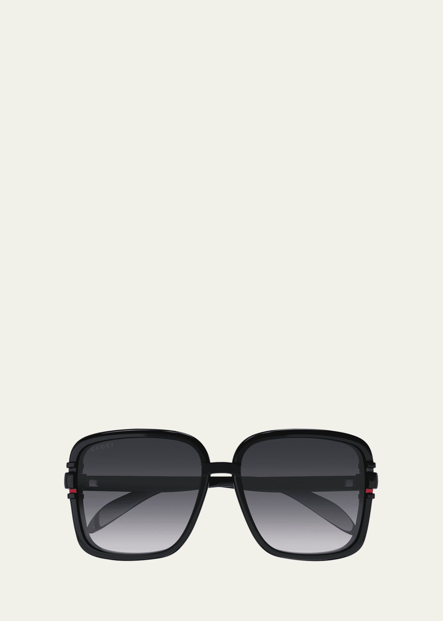 Gucci Oversized Square Injection Plastic Sunglasses - Bergdorf Goodman
