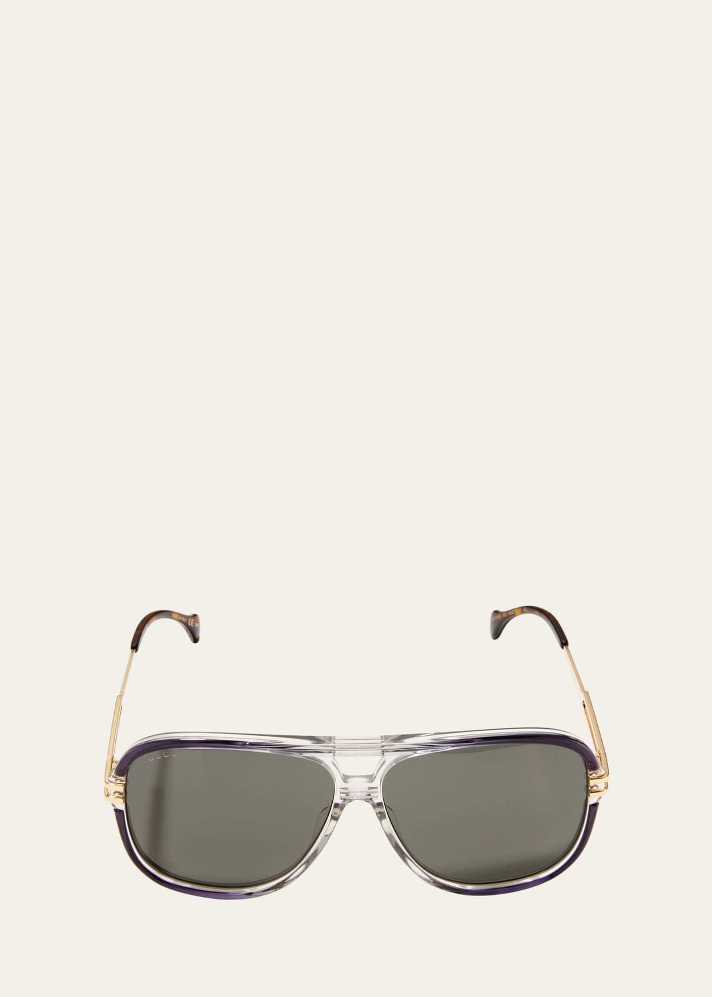 Aviator acetate sunglasses gucci online